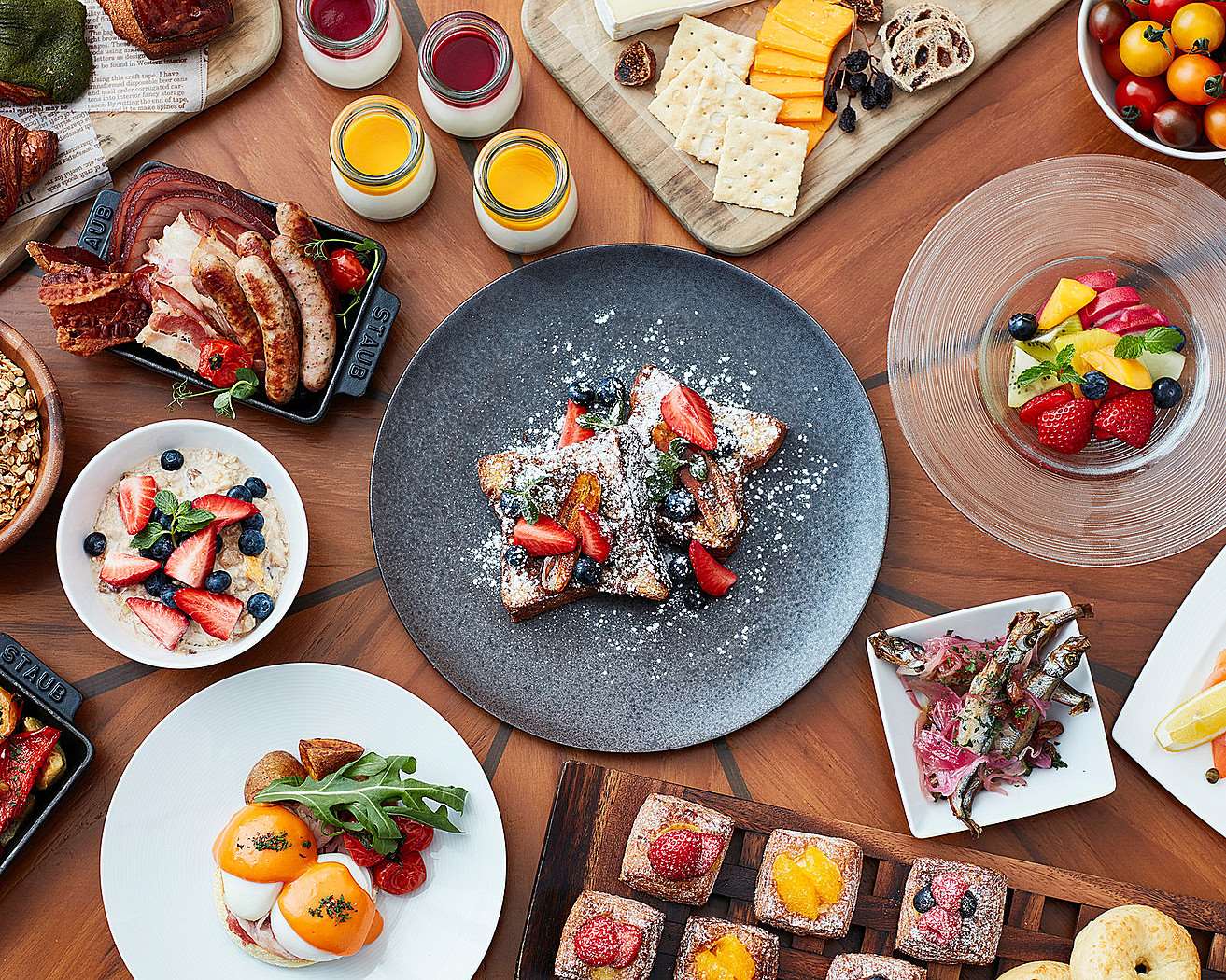 Buffet Breakfast Selection at the Brasserie