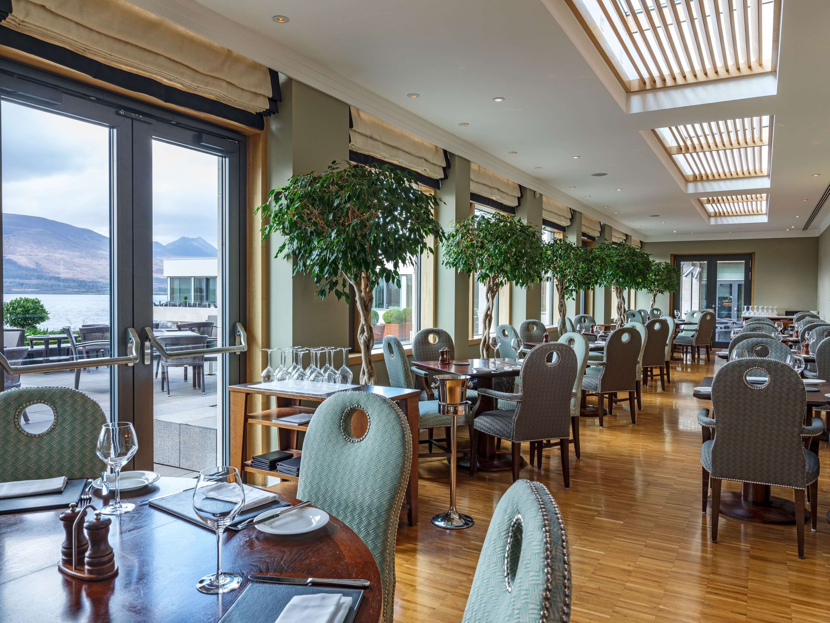 The Brasserie Restaurant with Terrace View