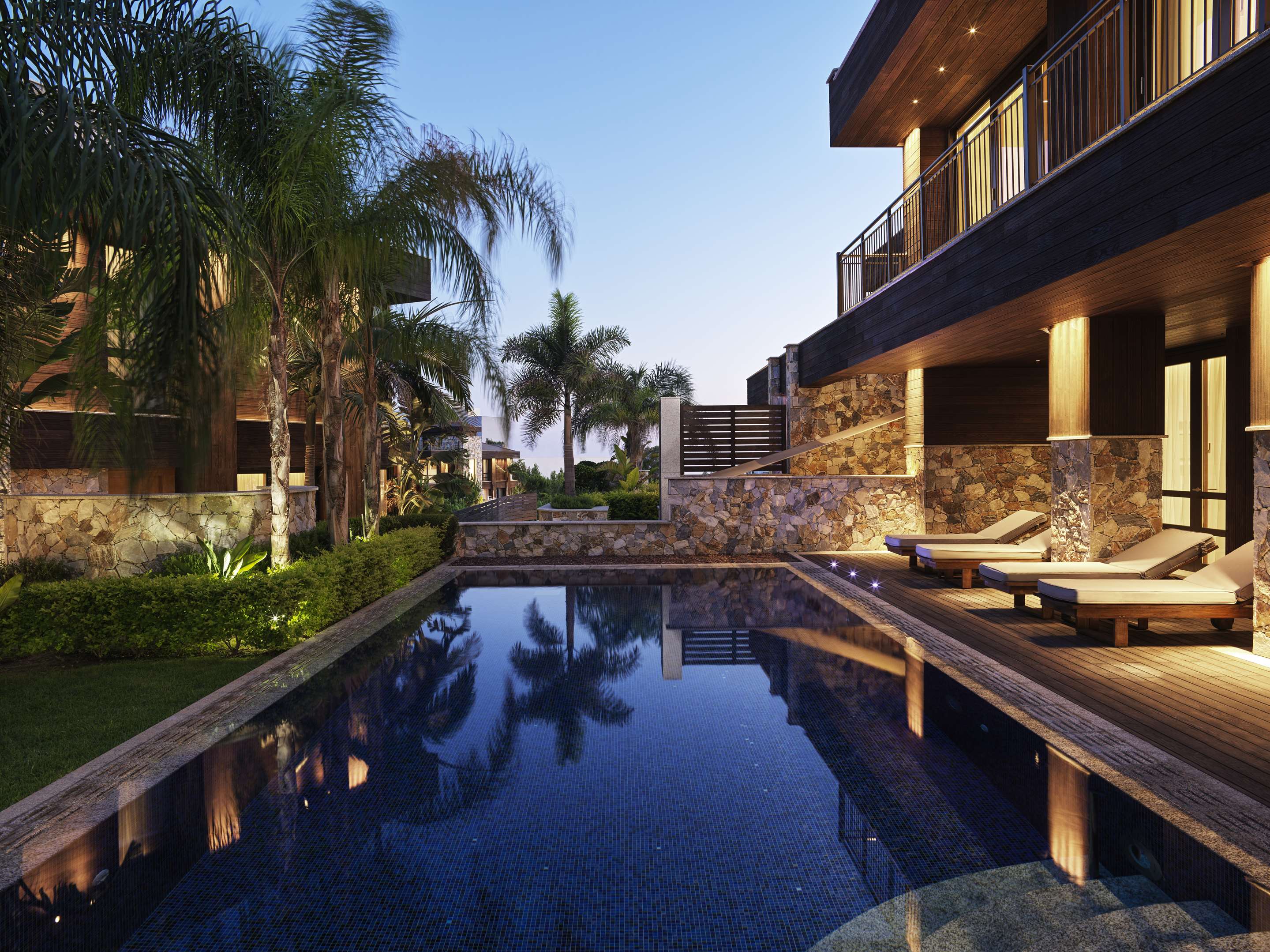 Accommodation Park Villa bed Swimming Pool Night