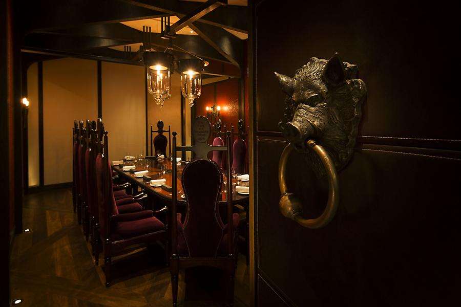 london fine dining dinner private