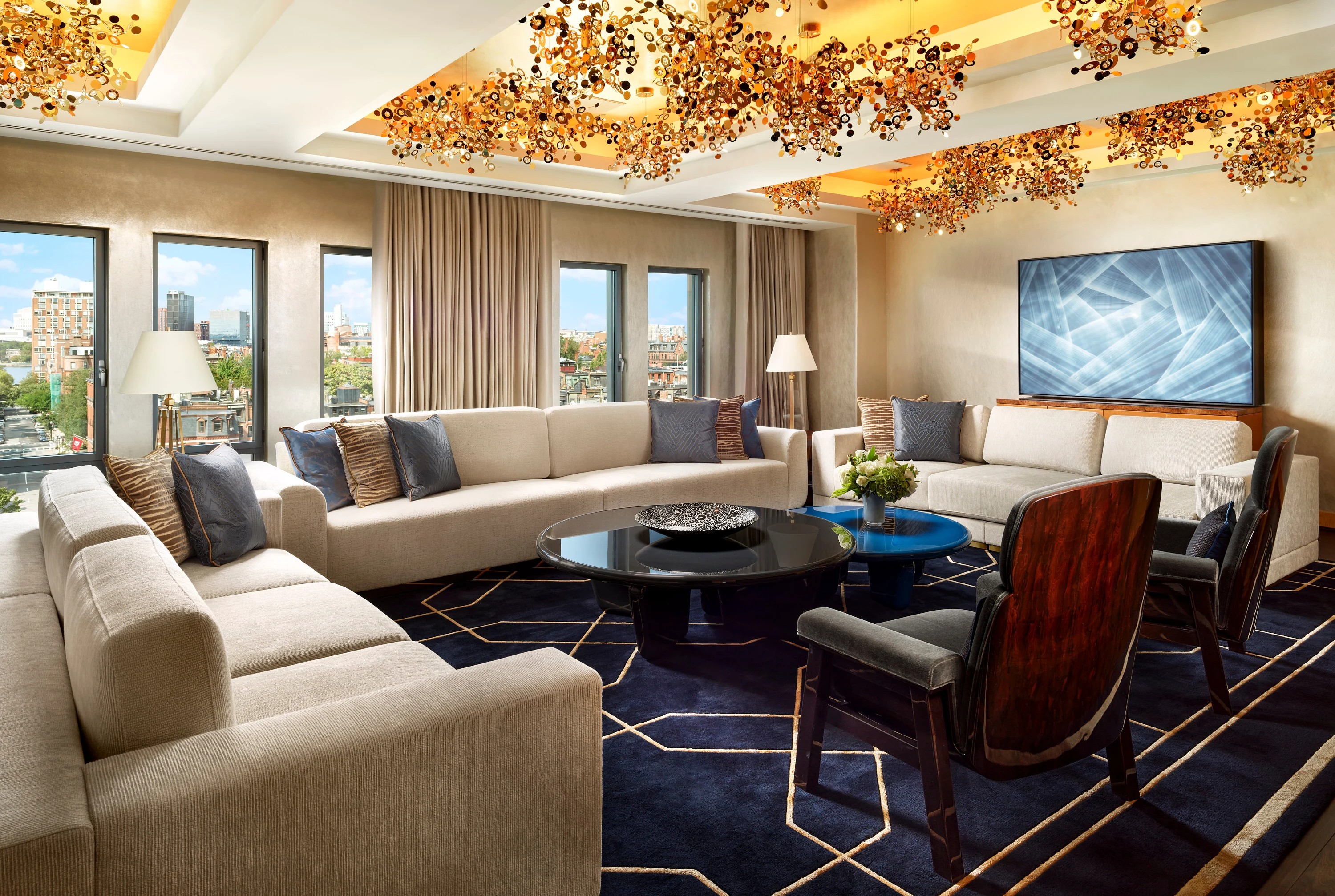 쓰리베드룸 로열 스위트 - 킹베드 3개, 시티 뷰