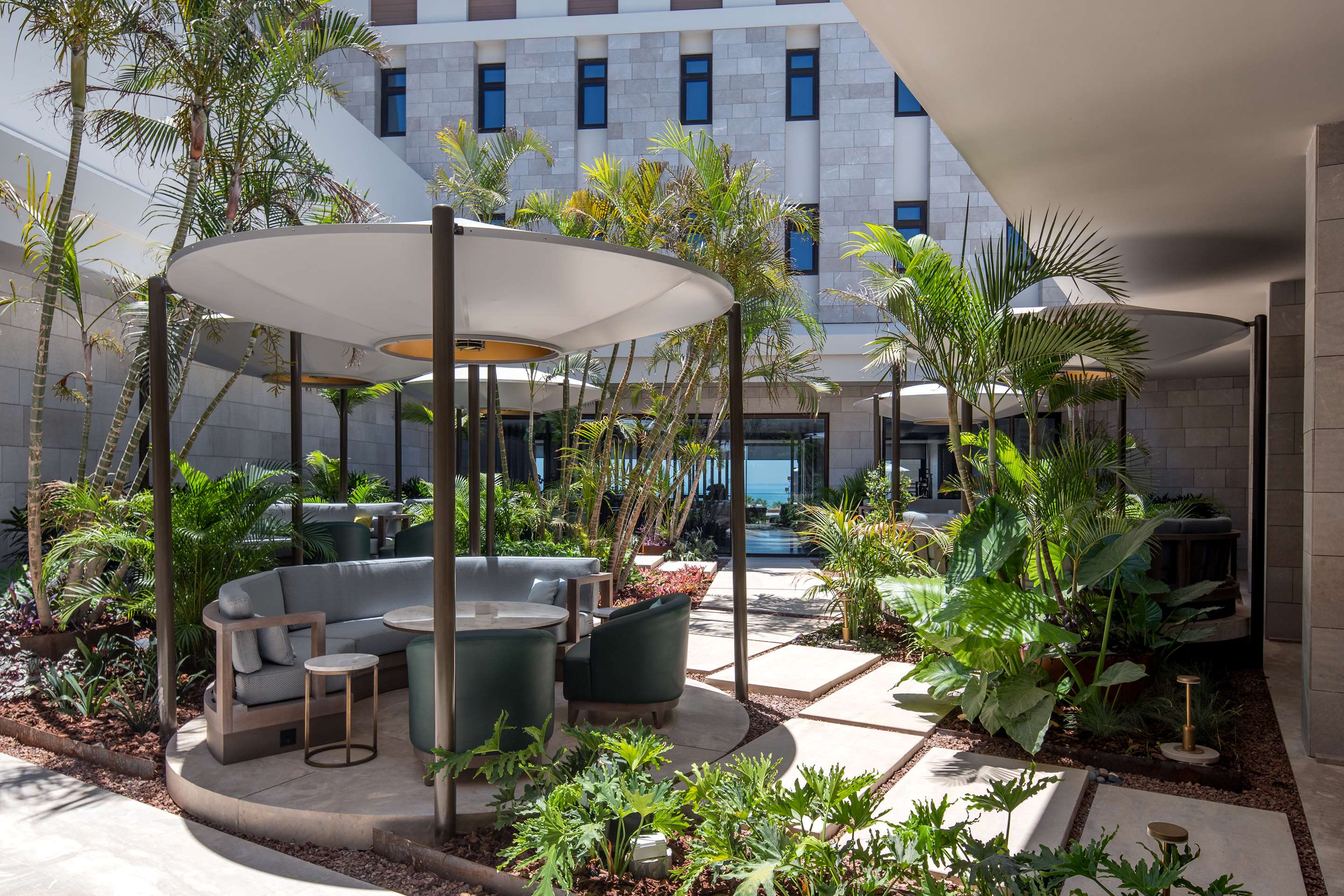 The Lobby Bar Garden by Day