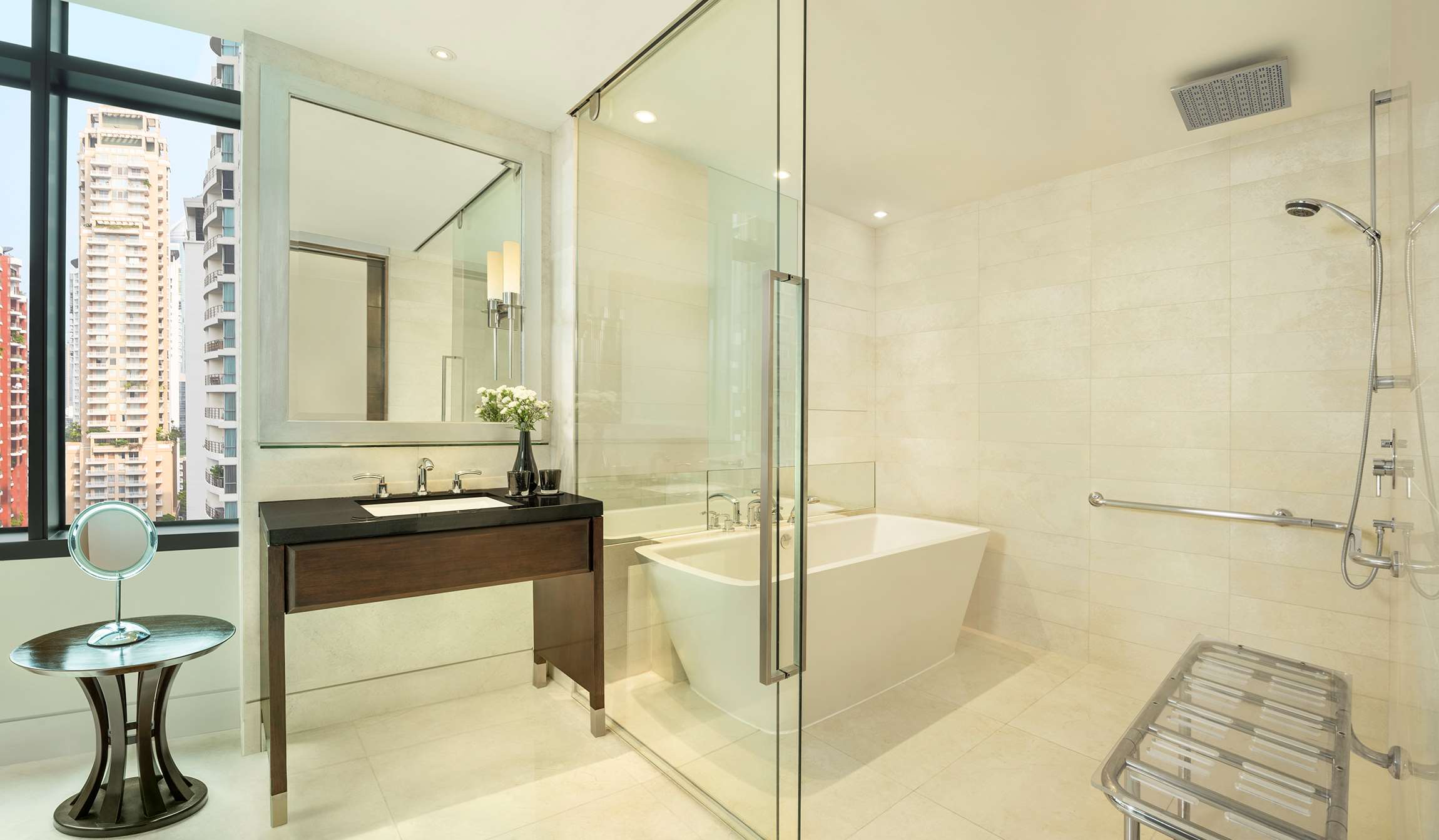 Accessible Bathroom - Roll-In Shower & Tub