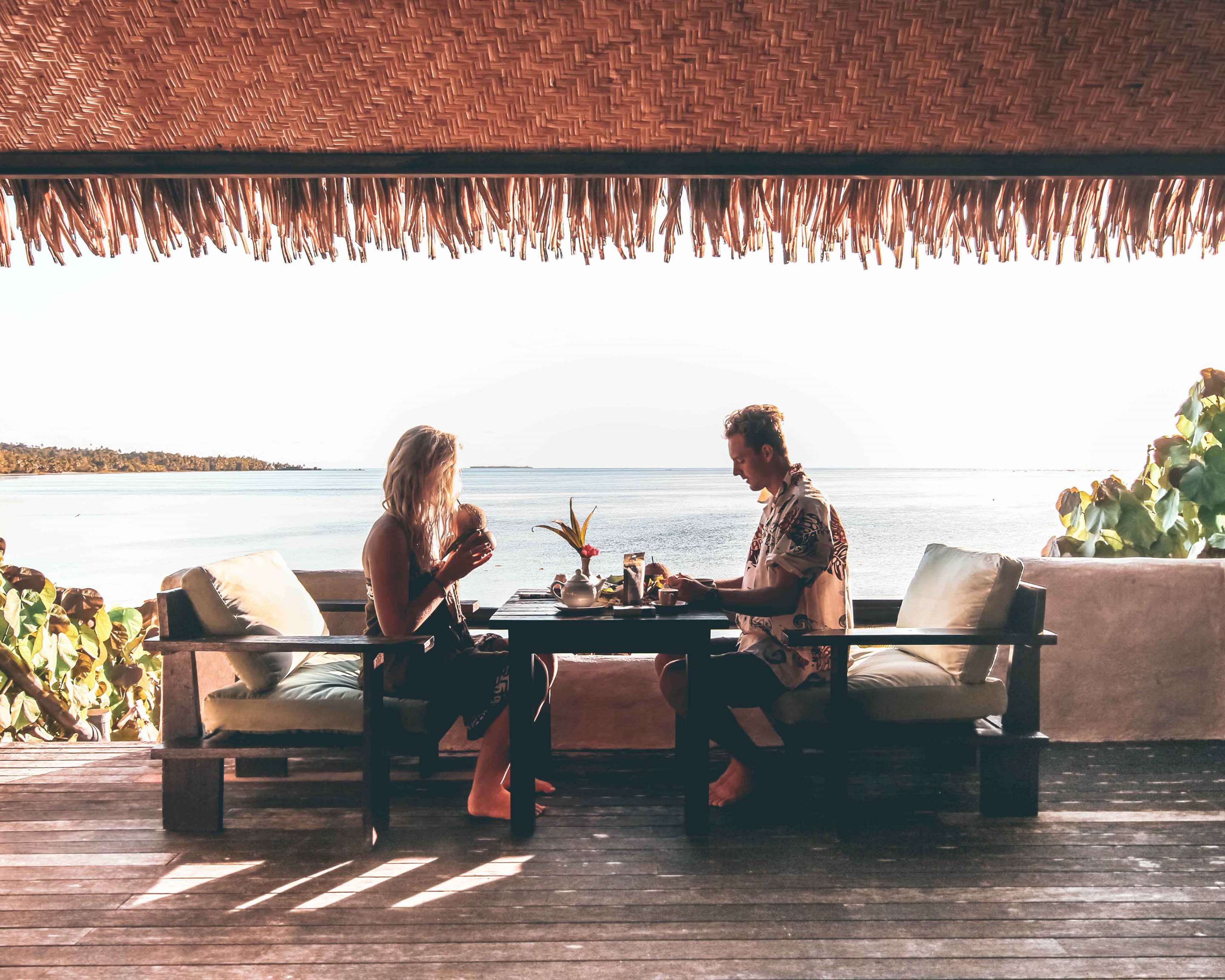 Pacific Resort Aitutaki Breakfast in Paradise