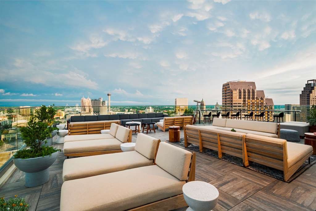 The Moon s Daughters Rooftop City View