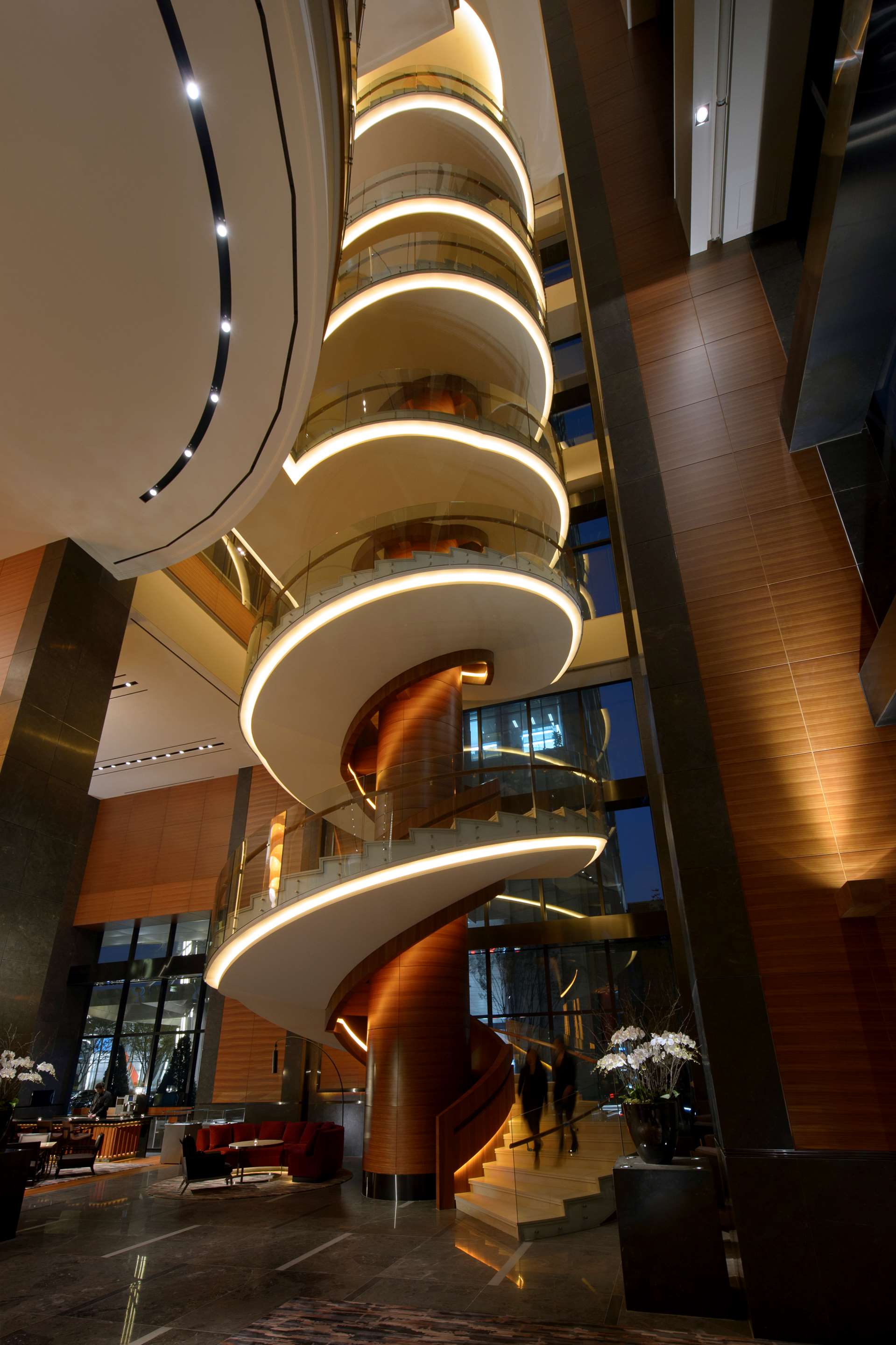 Lobby - Spiral Staircase