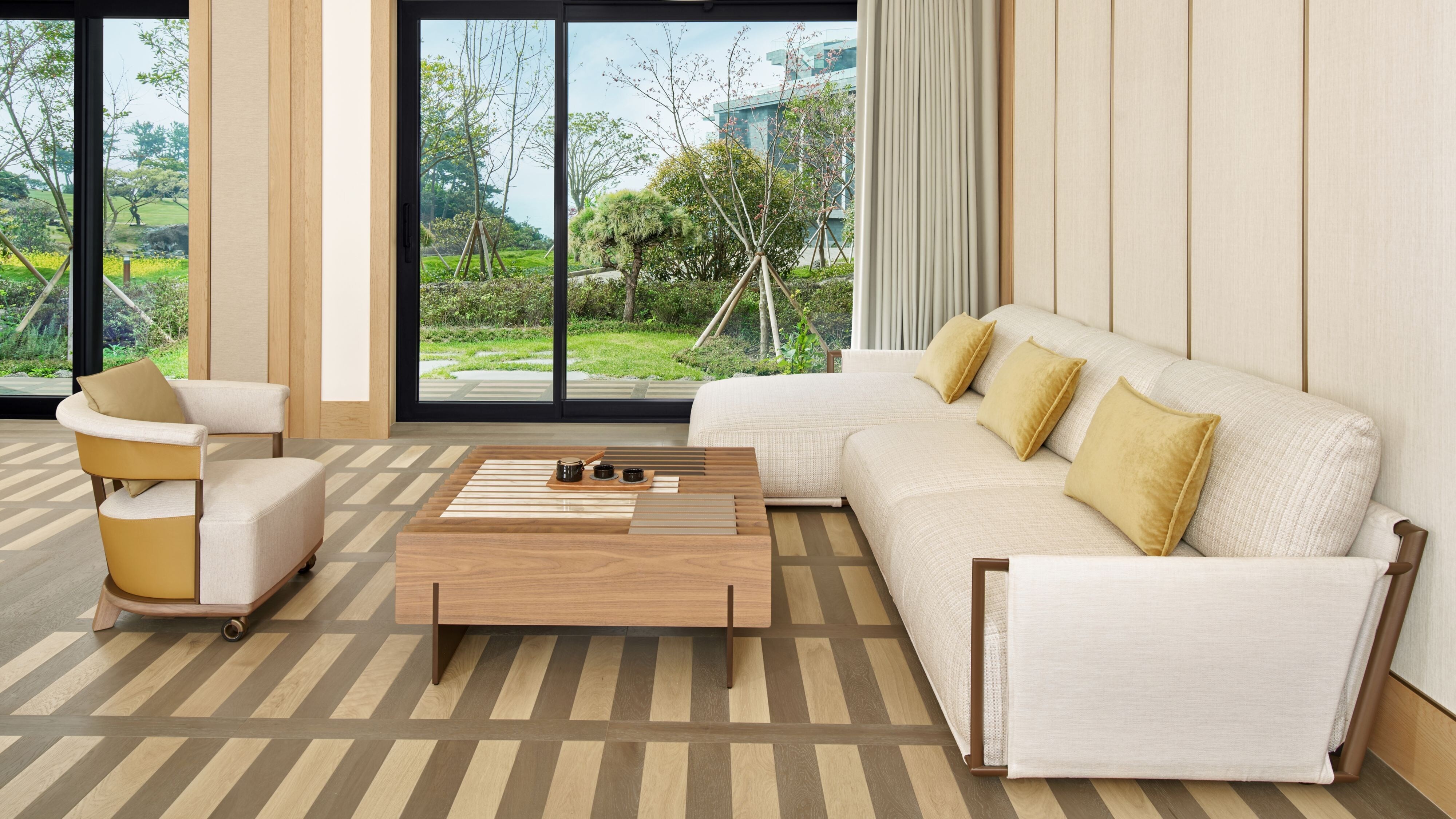 1 베드룸 레지던스 킹, 부분 오션 뷰, 발코니