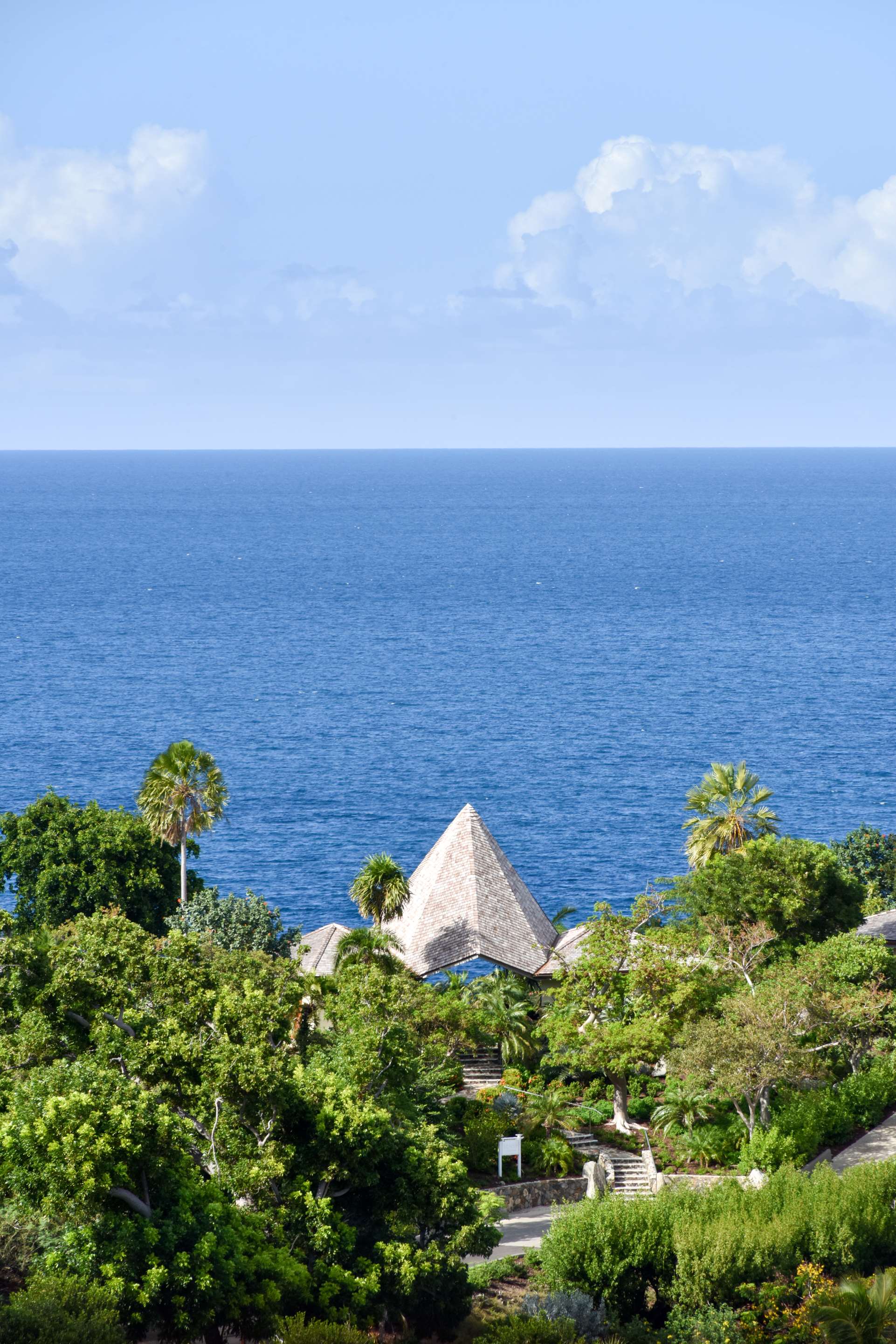 Rosewood Little Dix Bay Sense Spa Aerial