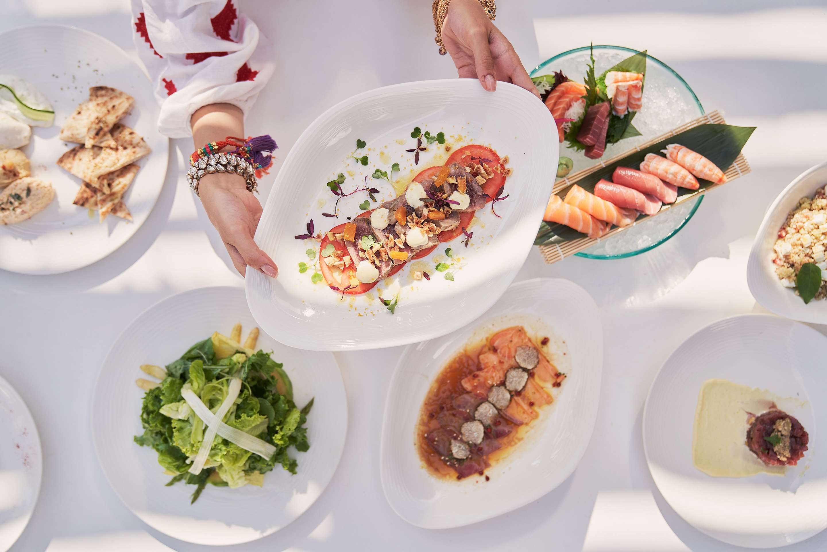 Parklane Limassol Restaurants Nammos Dish Selection LR