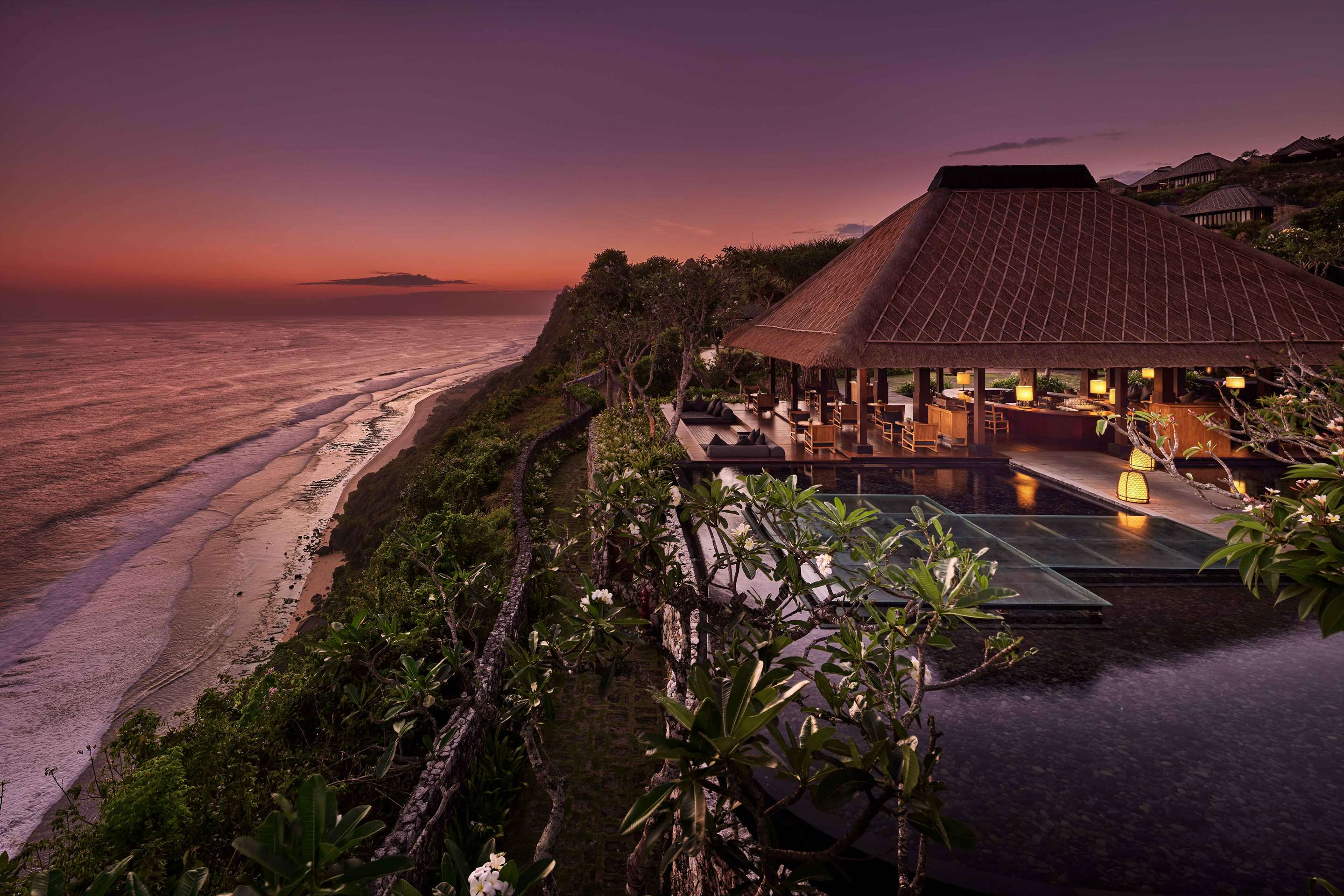 The Bulgari Bar Cliff at Sunset