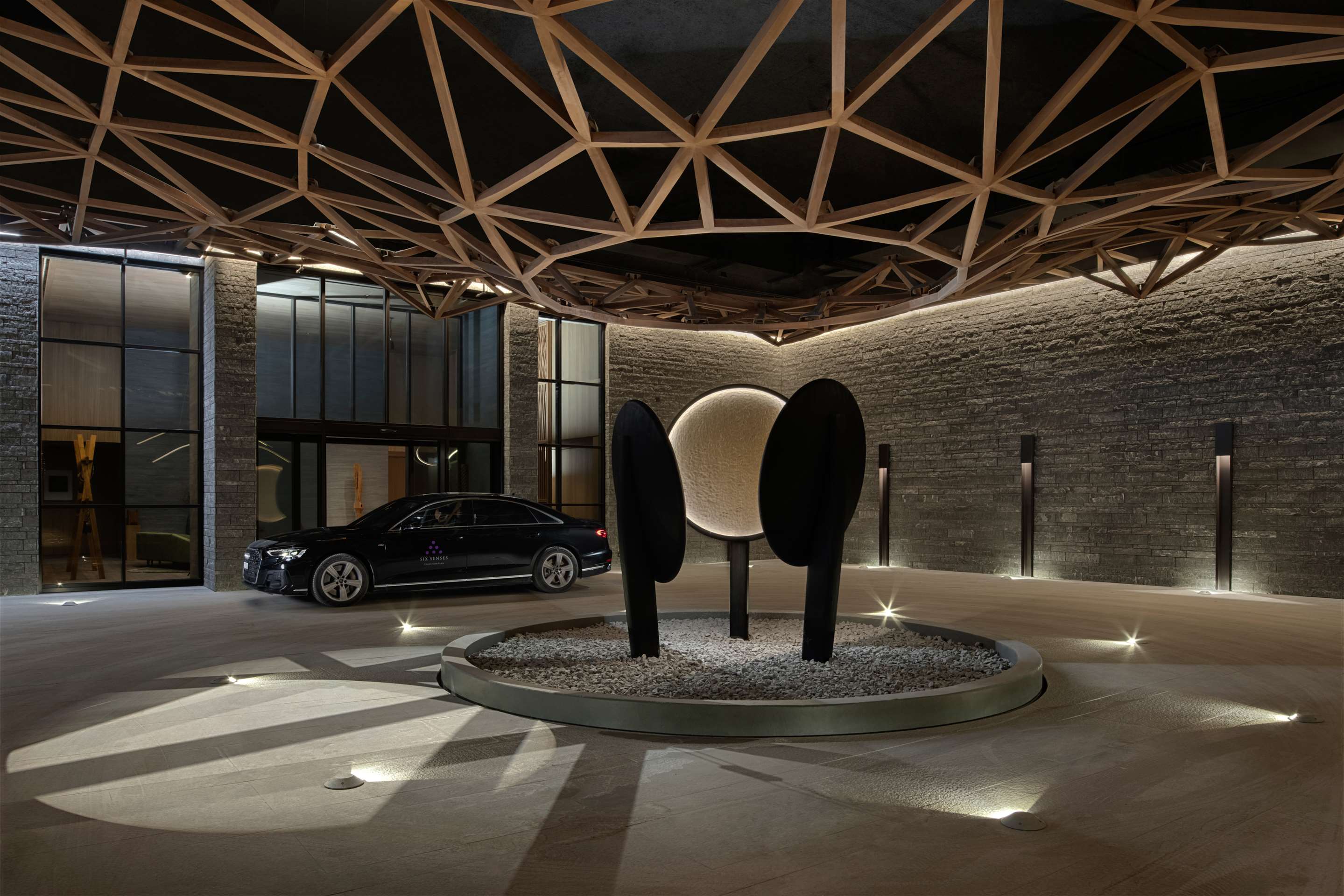 Six Senses Crans-Montana The Cave arrival with car Six Senses Hotels Resorts amp Spas