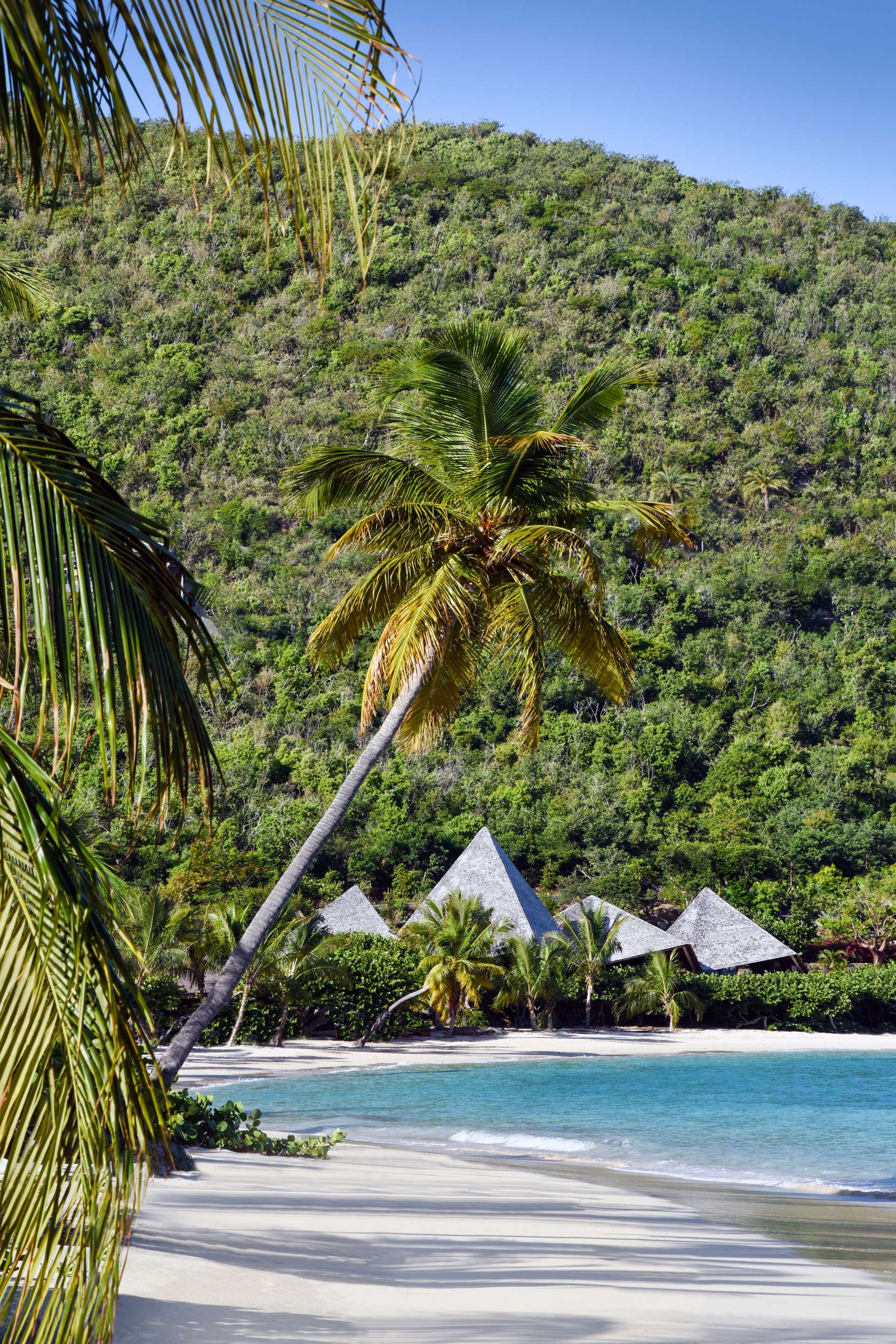 Rosewood Little Dix Bay Beach with Pavilion Vertical