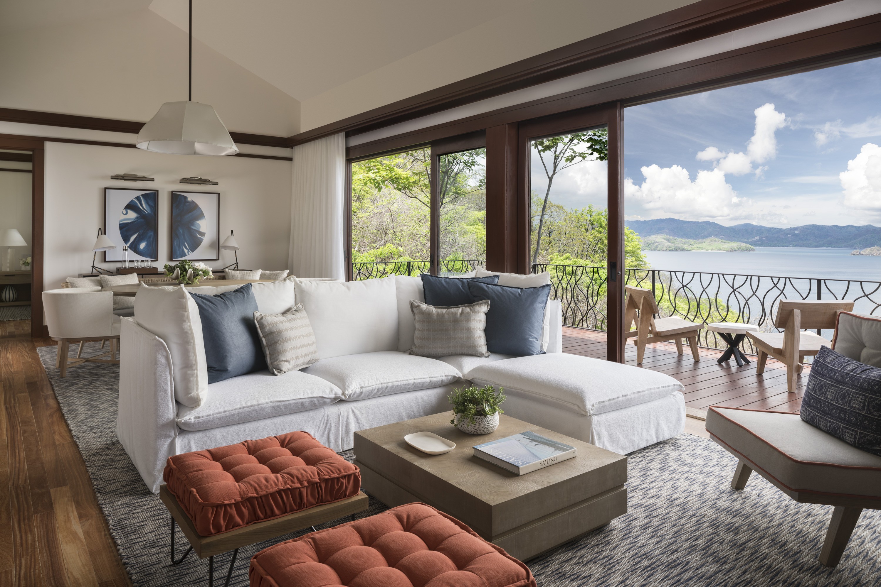 투베드룸 카노피 빌라 - 킹베드 2개, 포레스트 & 오션 뷰