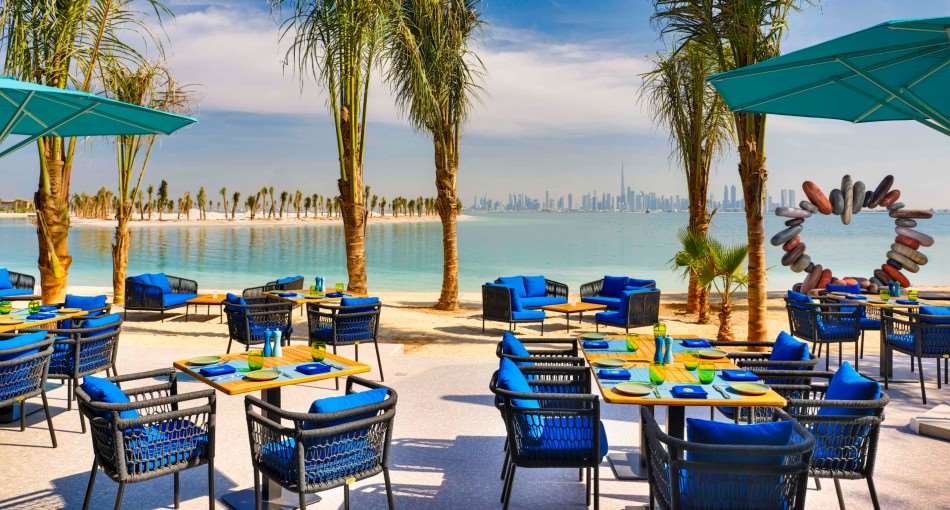 Anantara World Islands Dubai Restaurant Helios Exterior View x