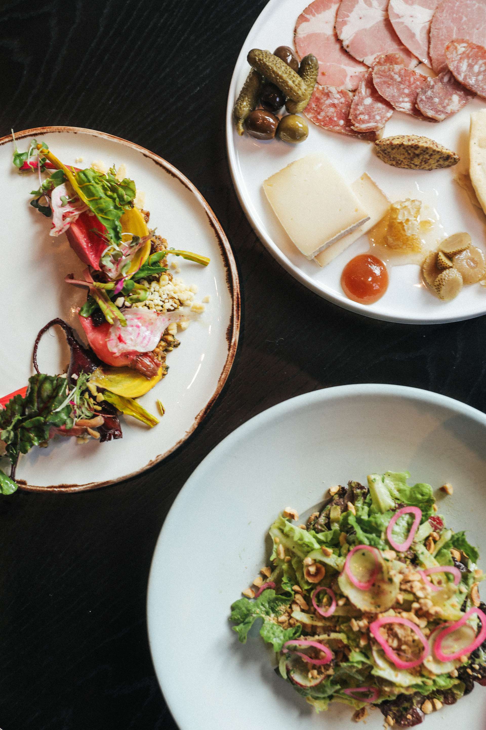 TSH Dining Conversation CharcuterieBeetsBabyLettuces