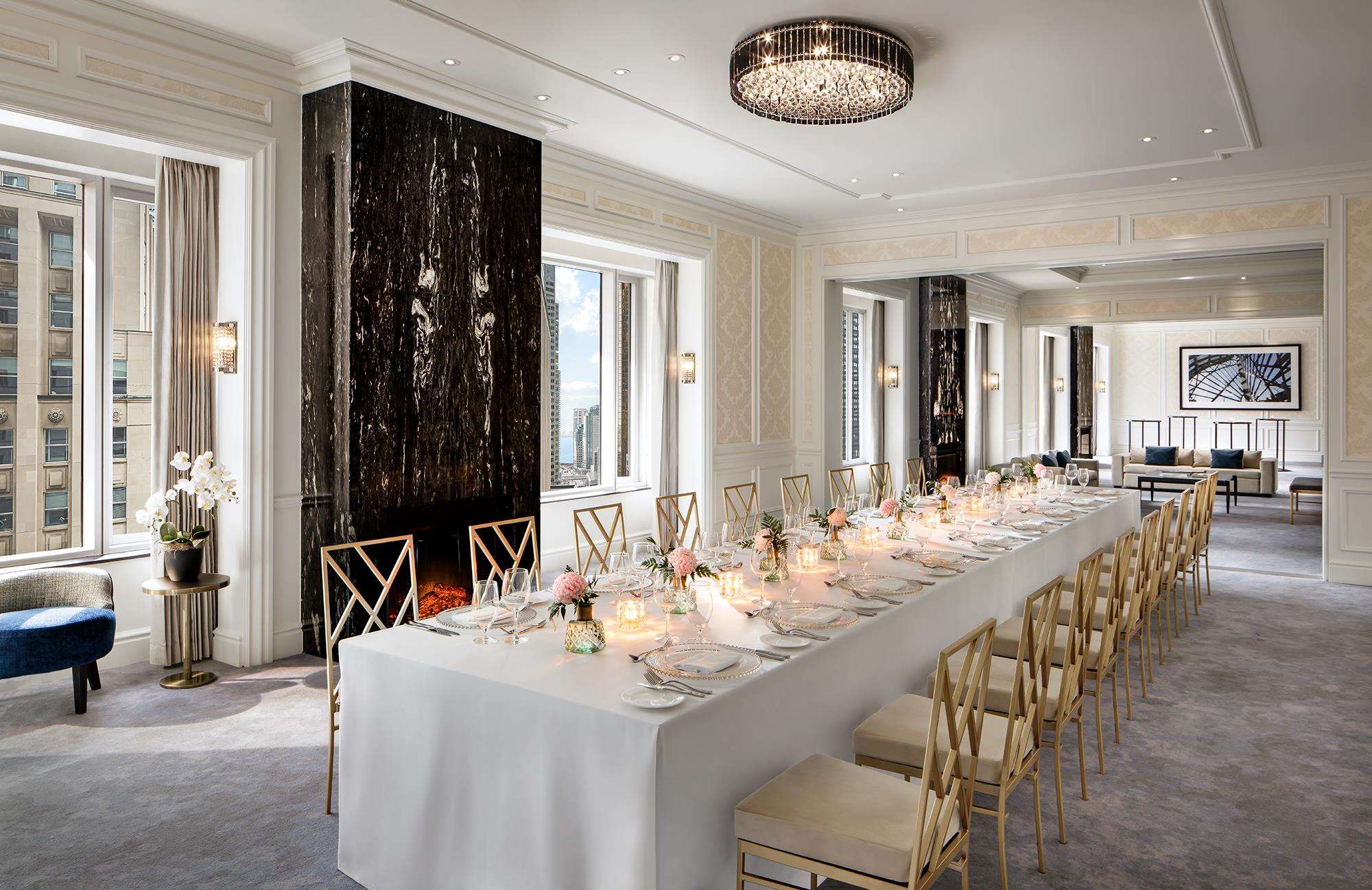 Bay Street Room Dining Setup