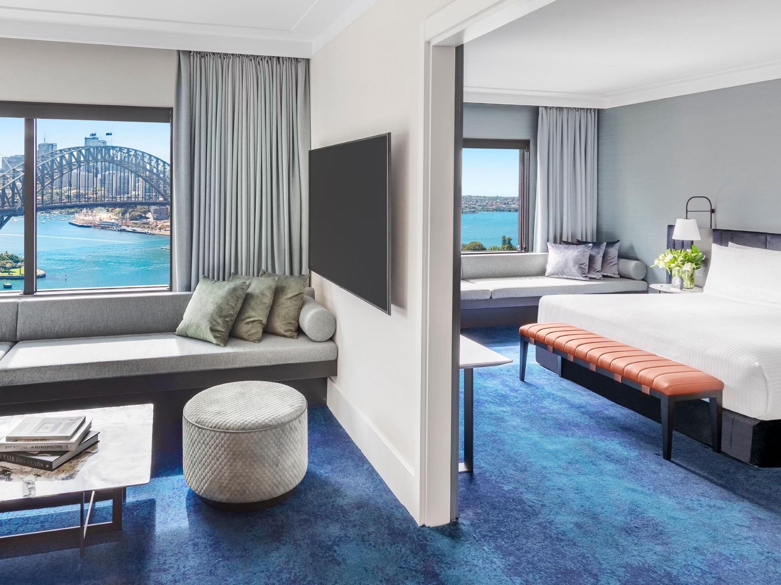 킹베드 1개 침실 1개 스위트 브릿지 뷰