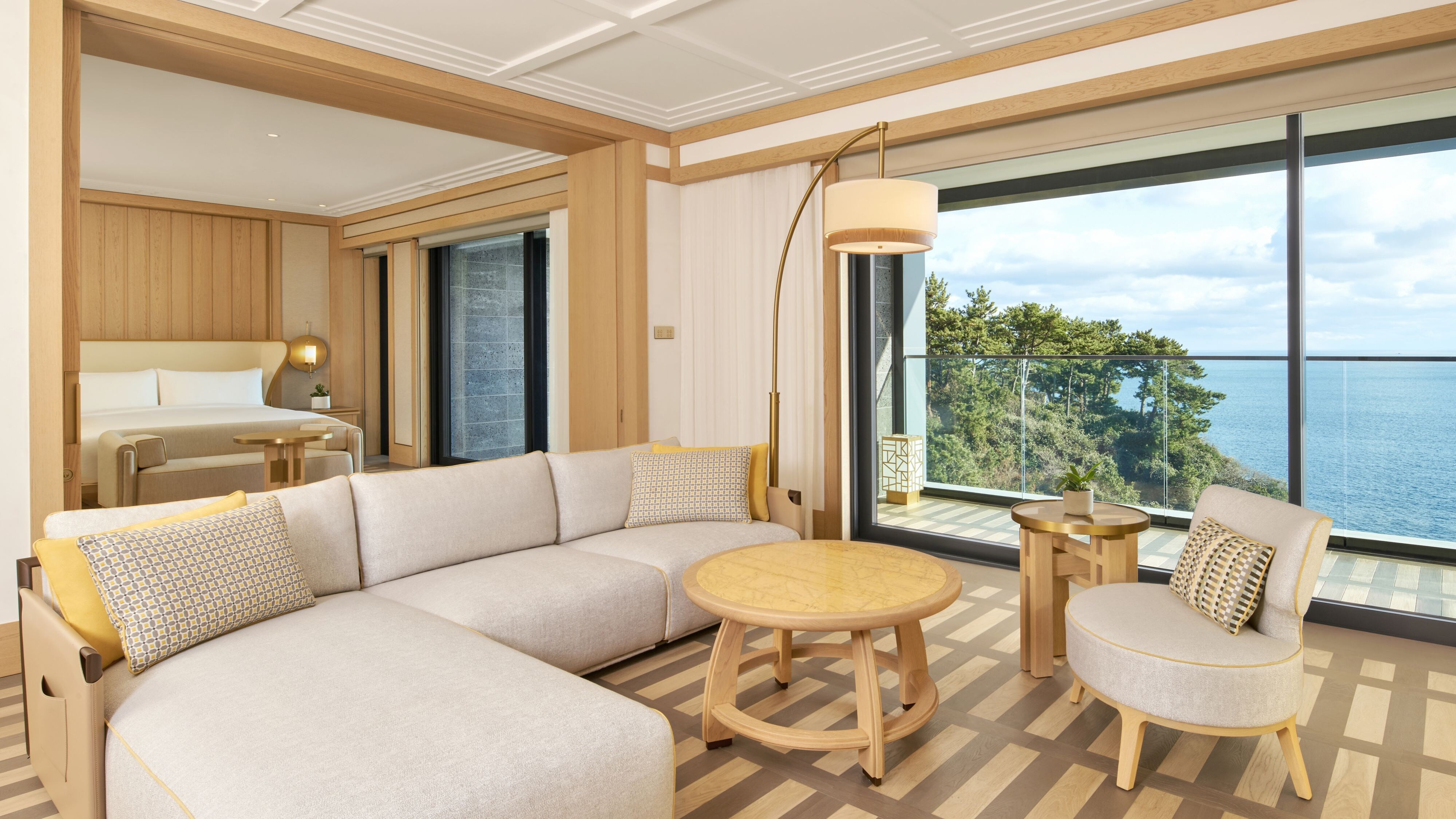 파노라마 스위트 - 1 베드룸 스위트, 킹베드 1개, 오션 뷰, 발코니