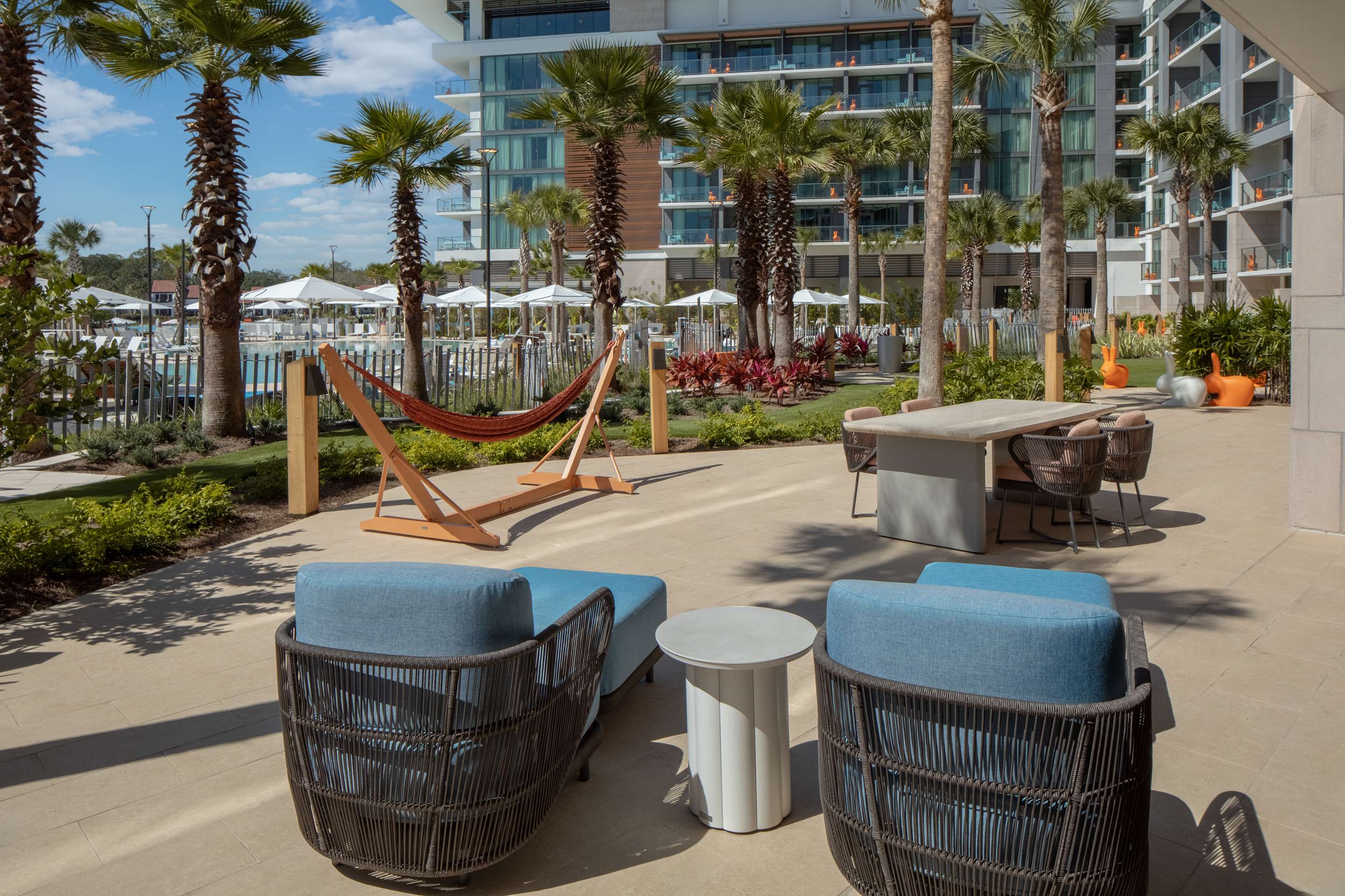 Conrad Poolside Patio