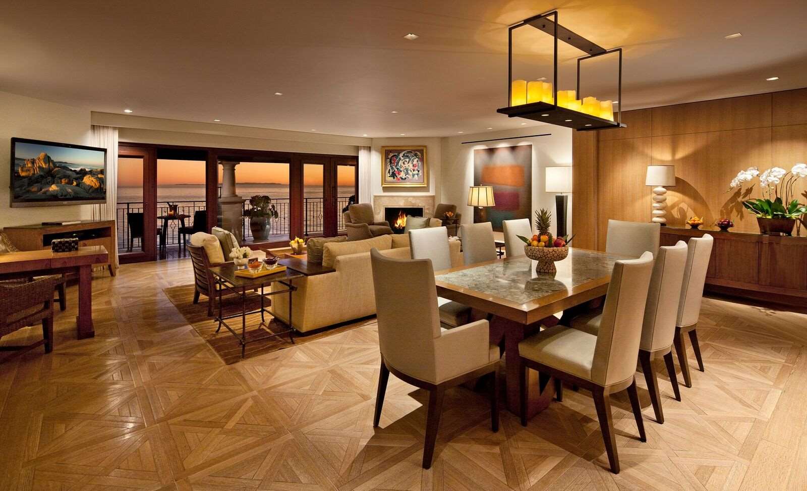 The Ritz-Carlton Suite Living and Dining Room