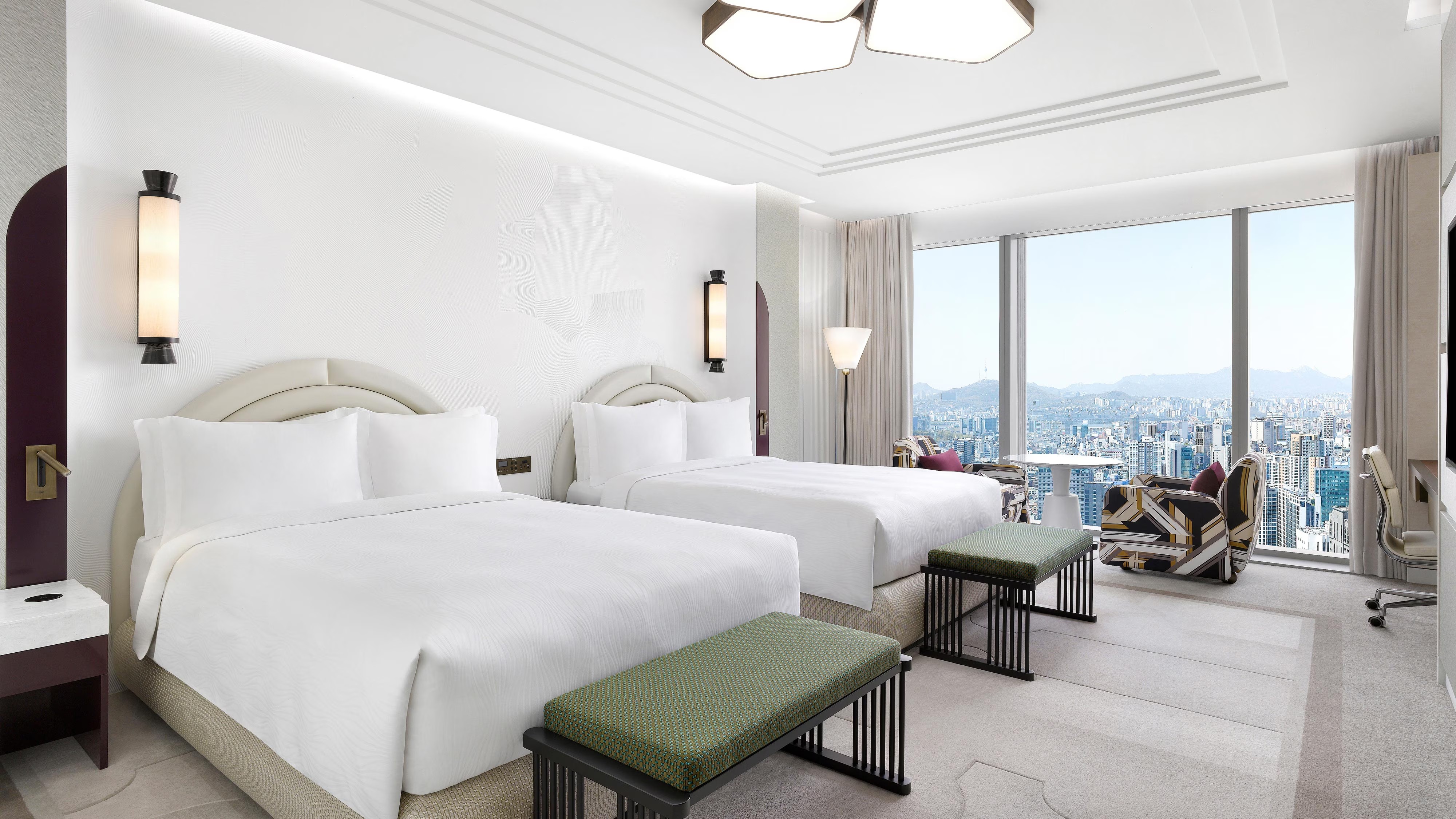그랜드 마스터스 객실, 퀸베드 2개, 시티 뷰