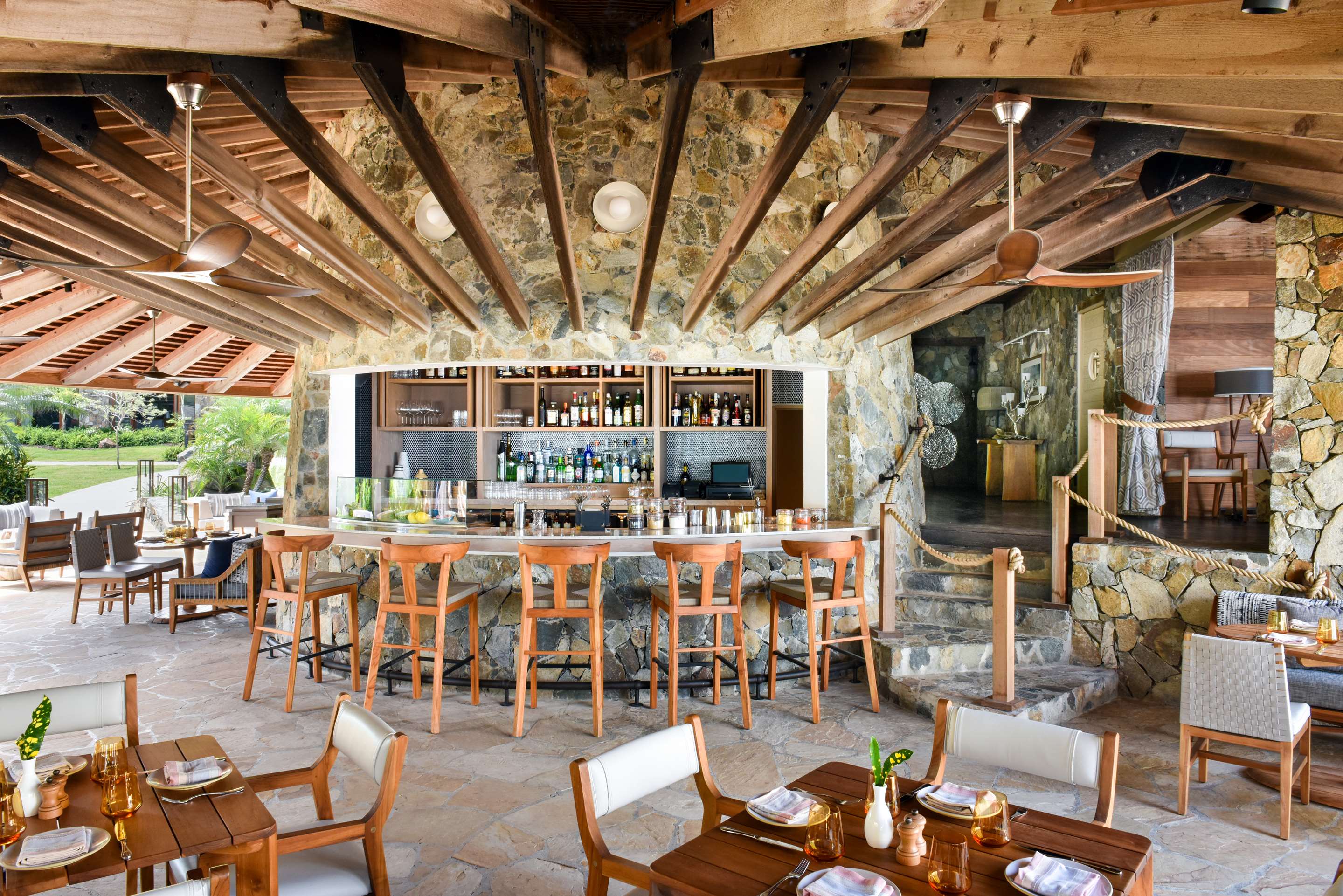 Rosewood Little Dix Bay Sugar Mill Raw Bar