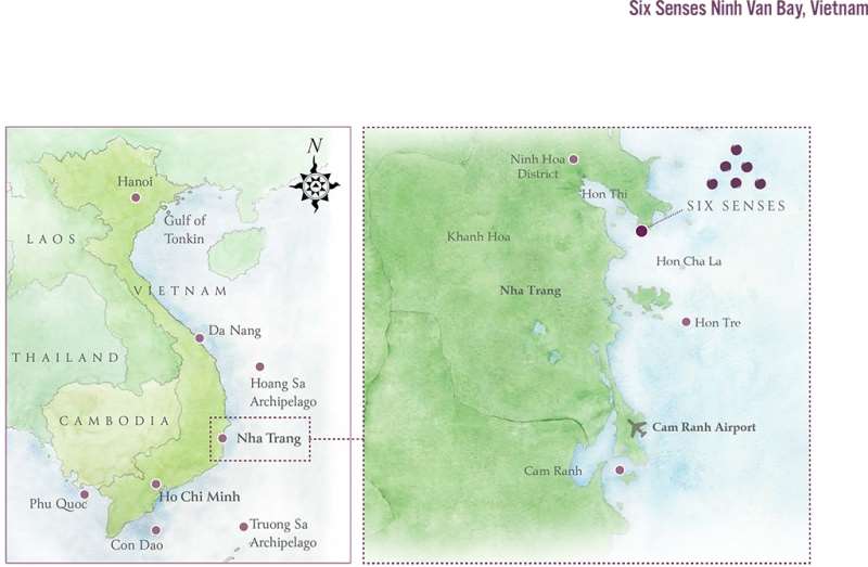 Six Senses Ninh Van Bay Map