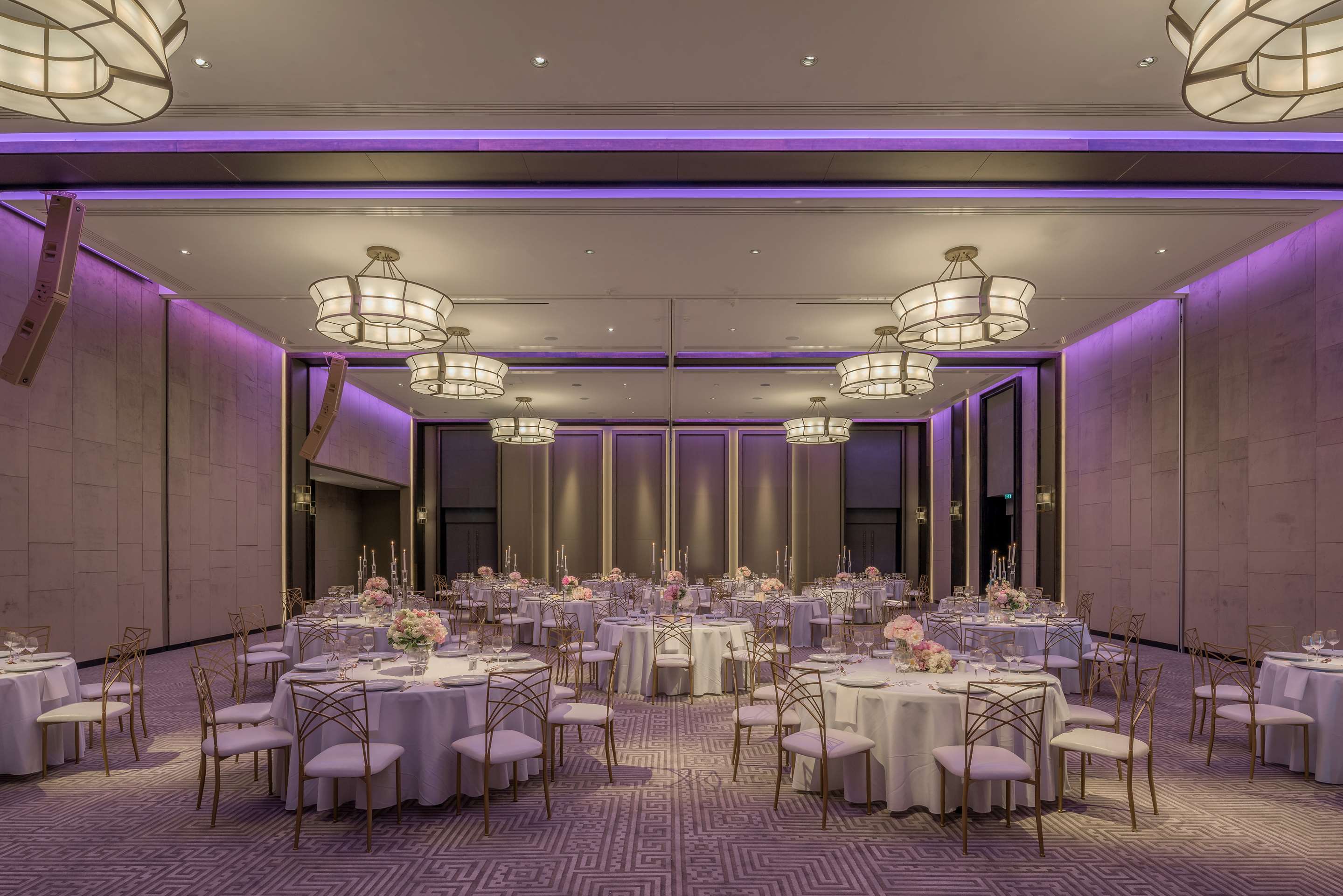 Ballroom Wedding Set Up