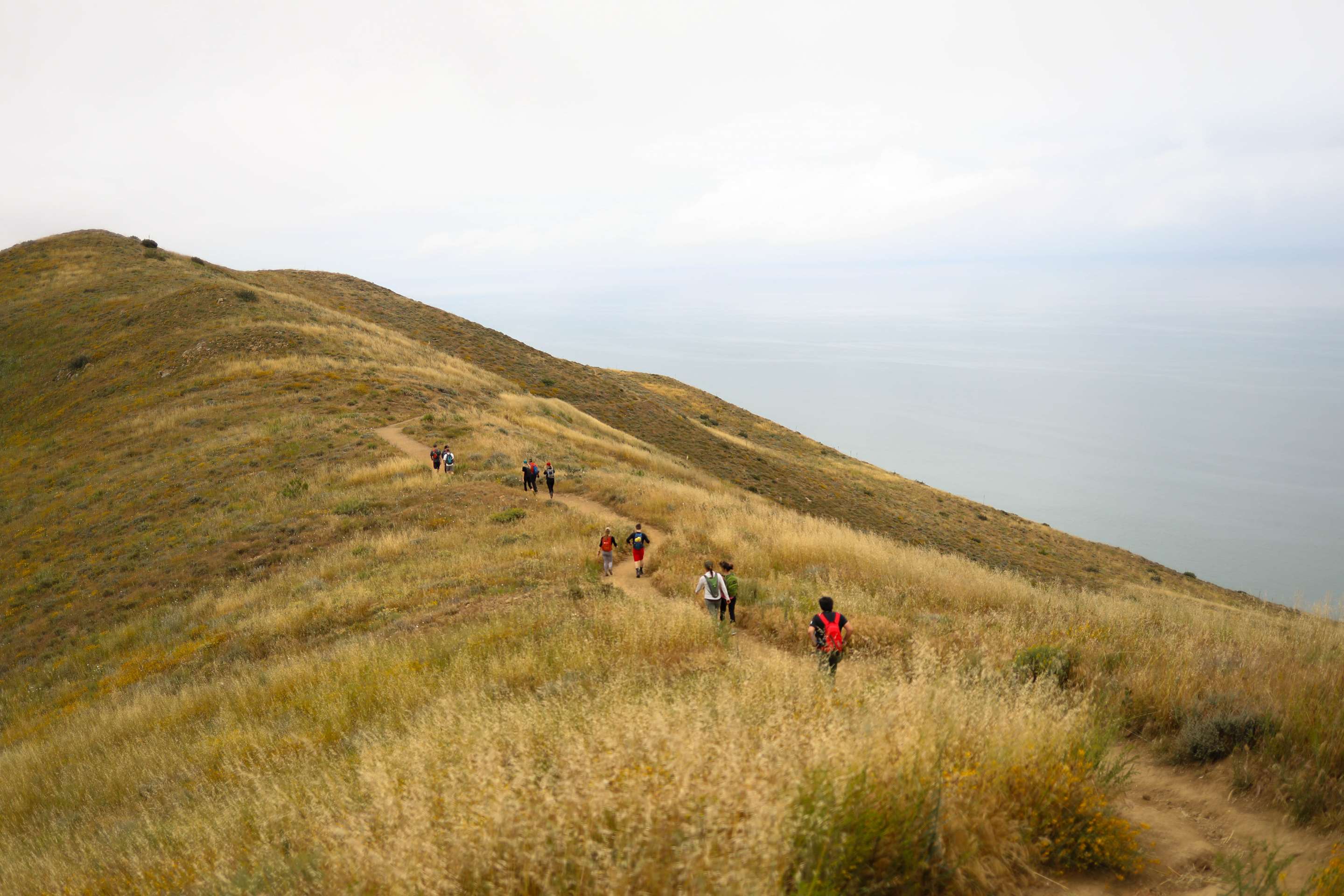 Hiking Group and Scenery