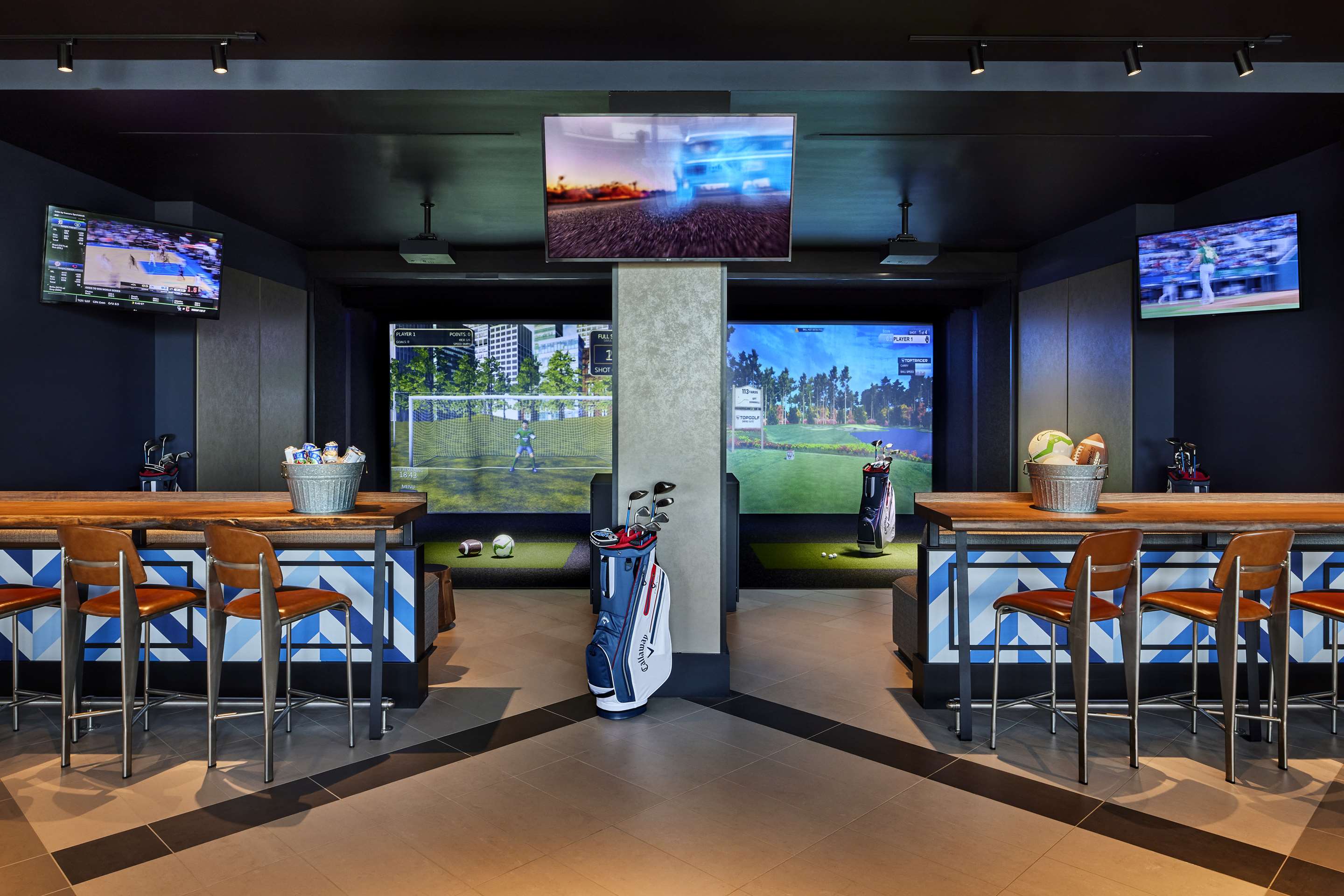 Lounge by Topgolf Swing Suite Simulator