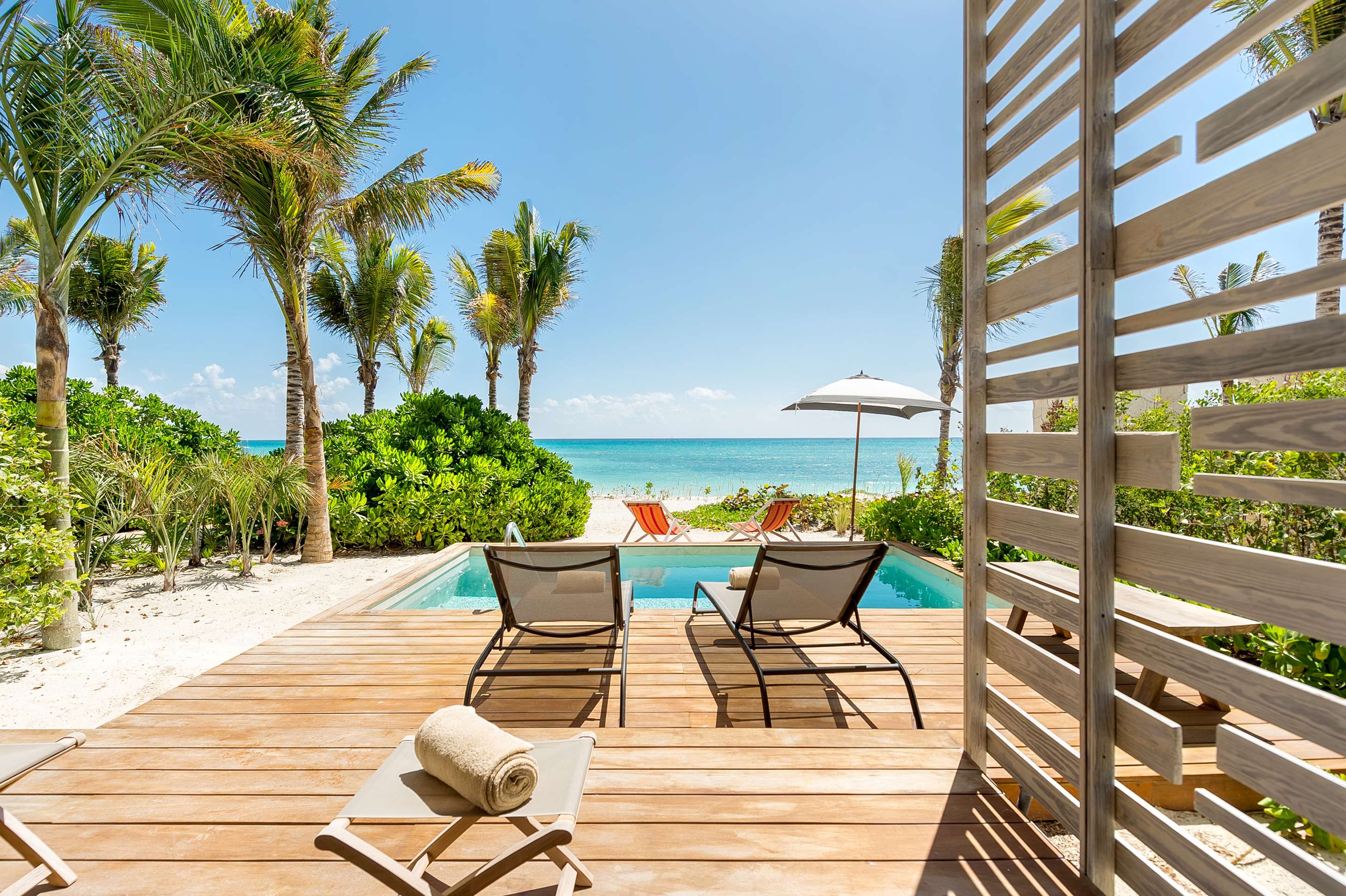Andaz Mayakoba - Beachfront Bilevel Suite - Terrace + Private Pool