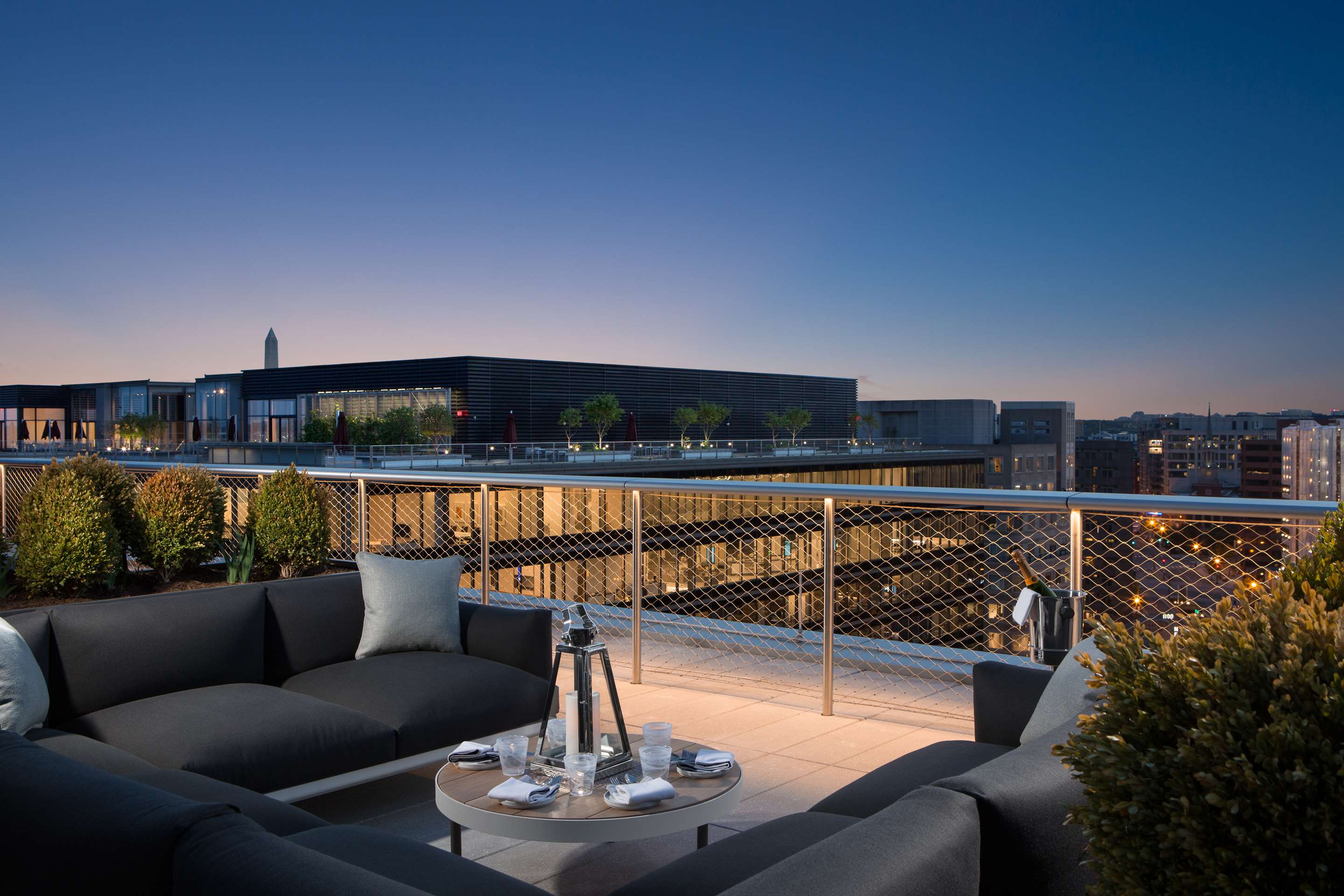 Summit Rooftop Bar & Lounge Seating
