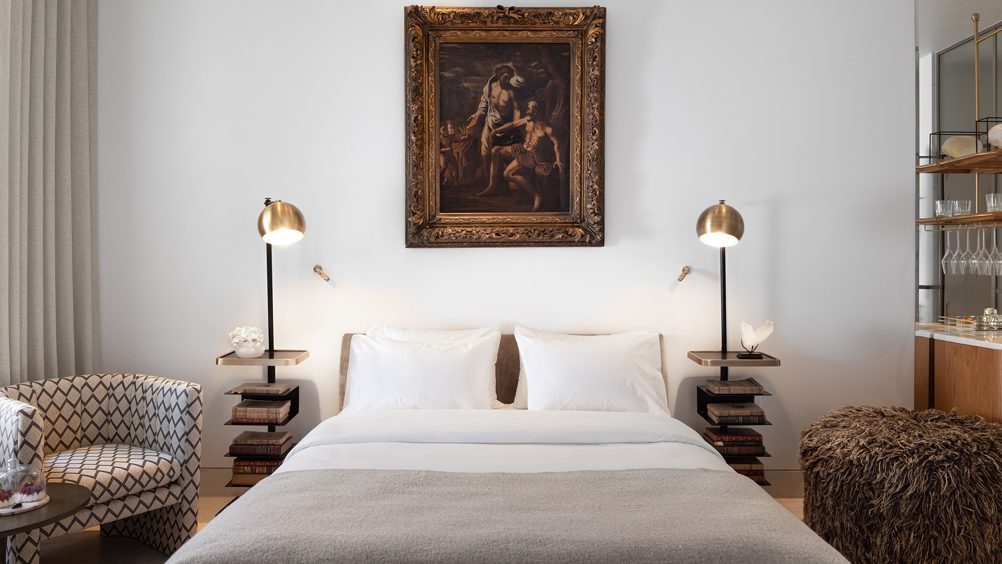 앤틱 비주 룸 - 퀸 1개, 아트리움 뷰