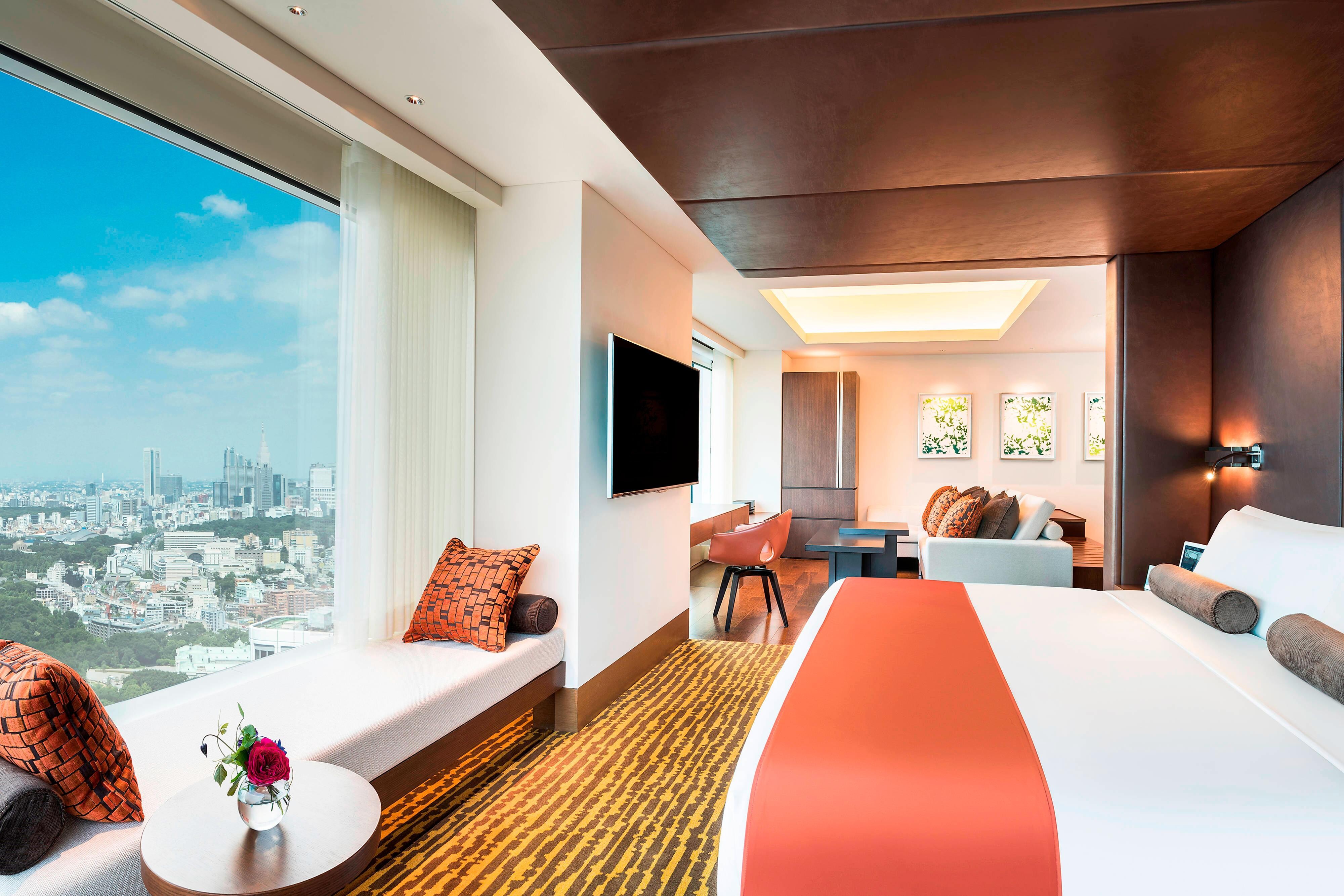 키오이 스위트 - 클럽 라운지 이용 가능, 1베드룸 스위트, 킹베드, 코너룸