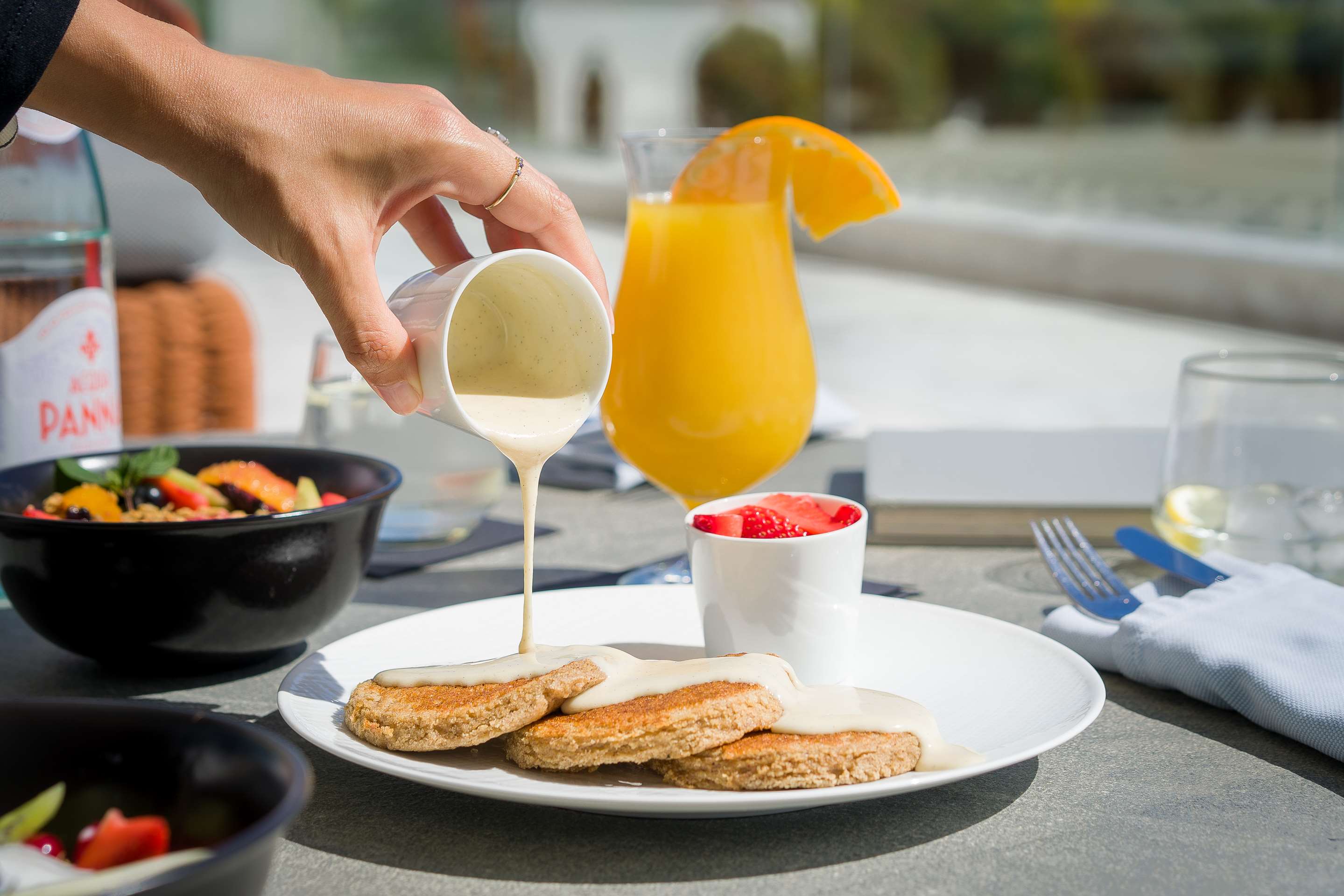 Parklane Limassol Restaurants The Gallery Breakfast Vegan Pancakes HR