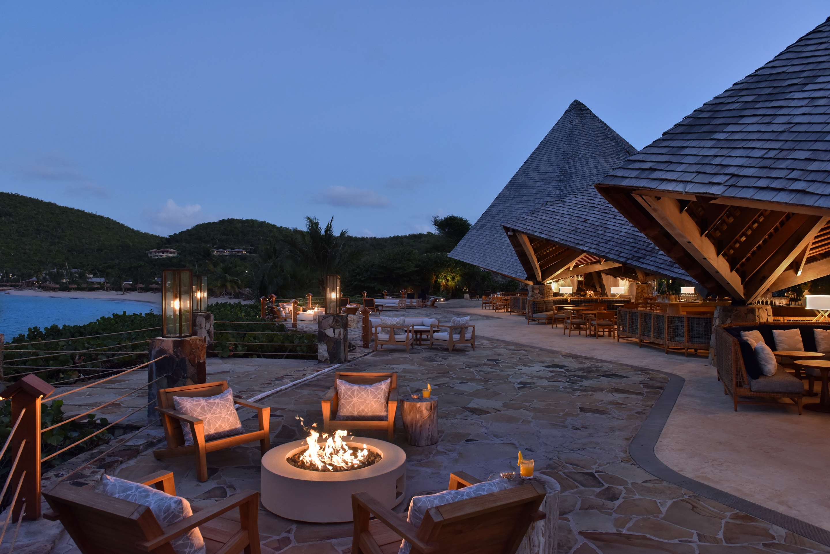 Rosewood Little Dix Bay Pavilion Exterior