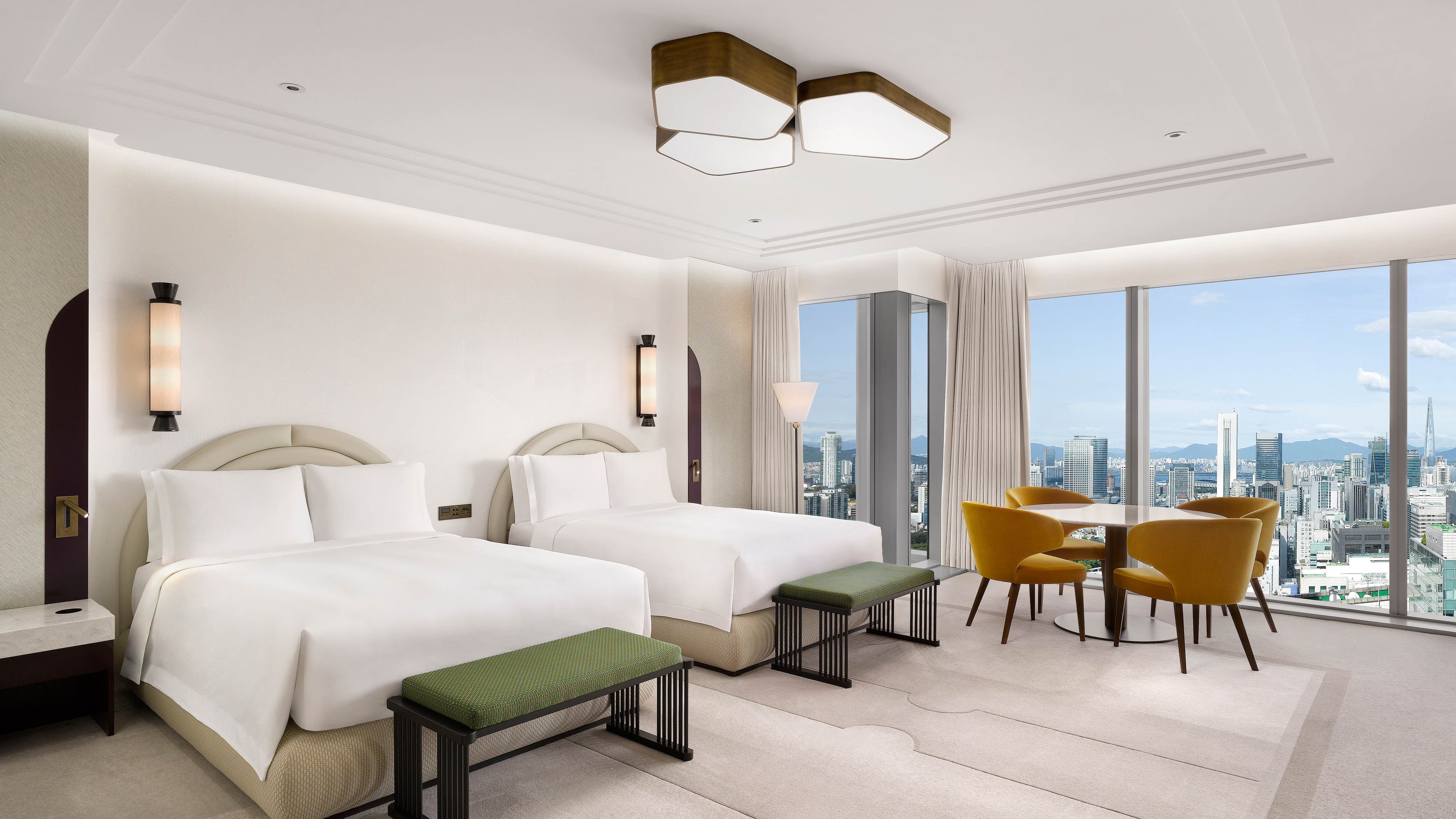 마스터스 스위트, 퀸베드 2개, 시티 뷰