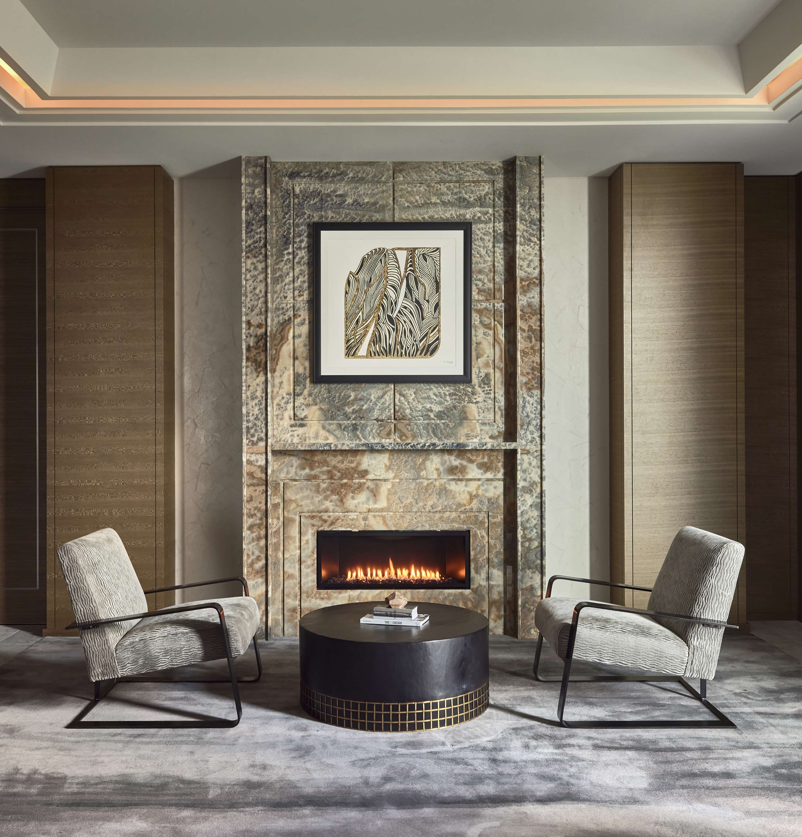 Presidential Suite Fireplace
