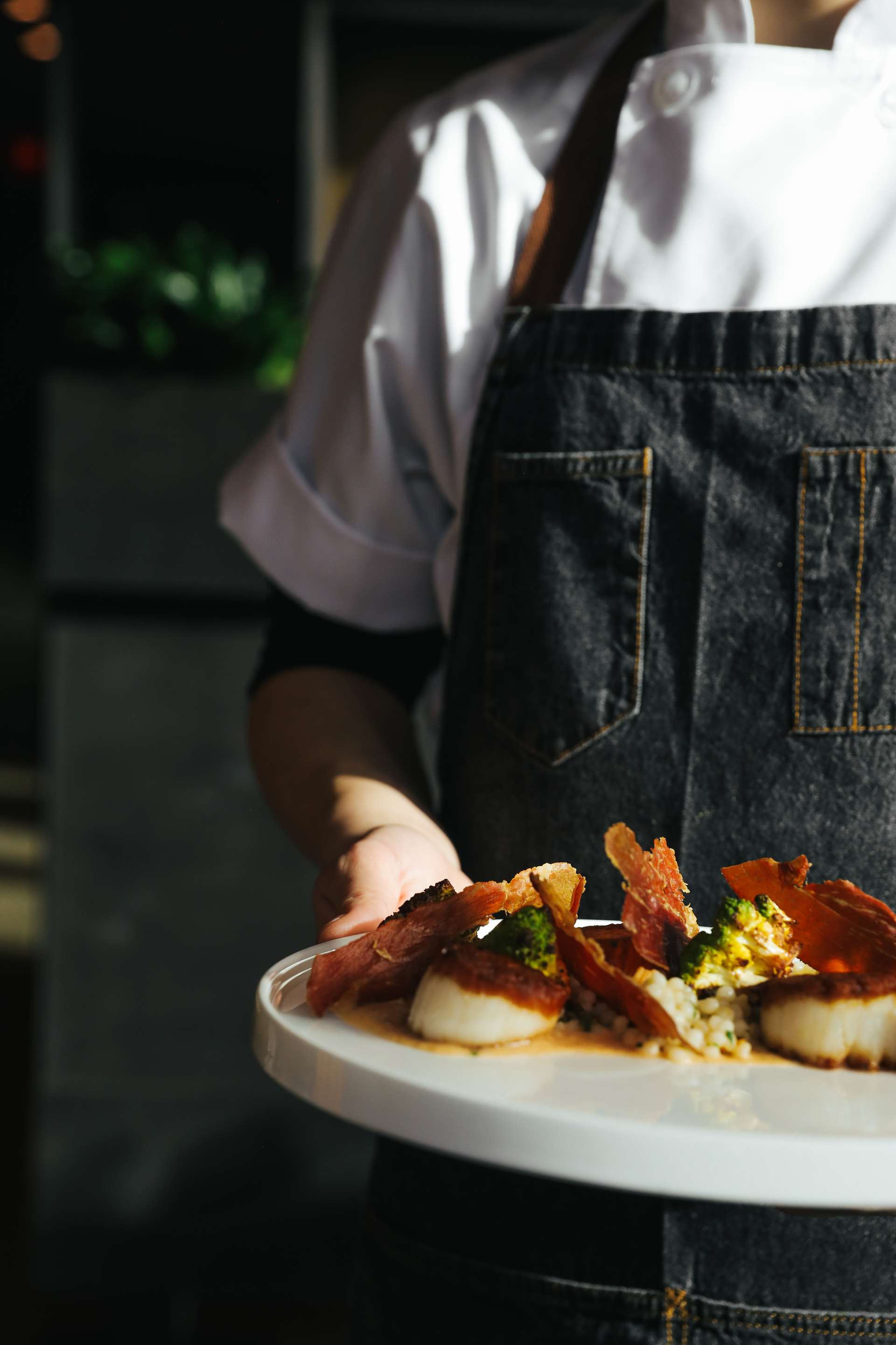 TSH Dining Conversation ScallopsxChefKaleena