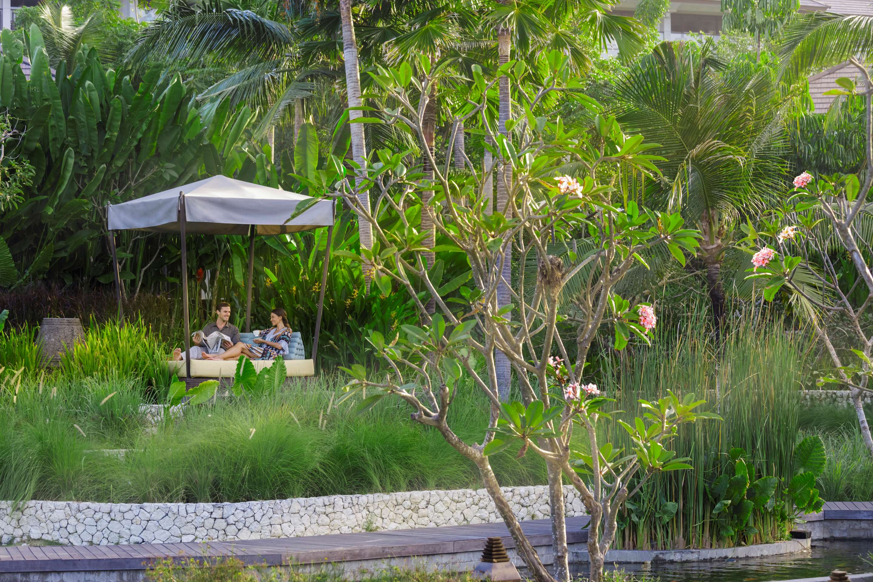 The Ritz Carlton Bali Koi Pond Caban