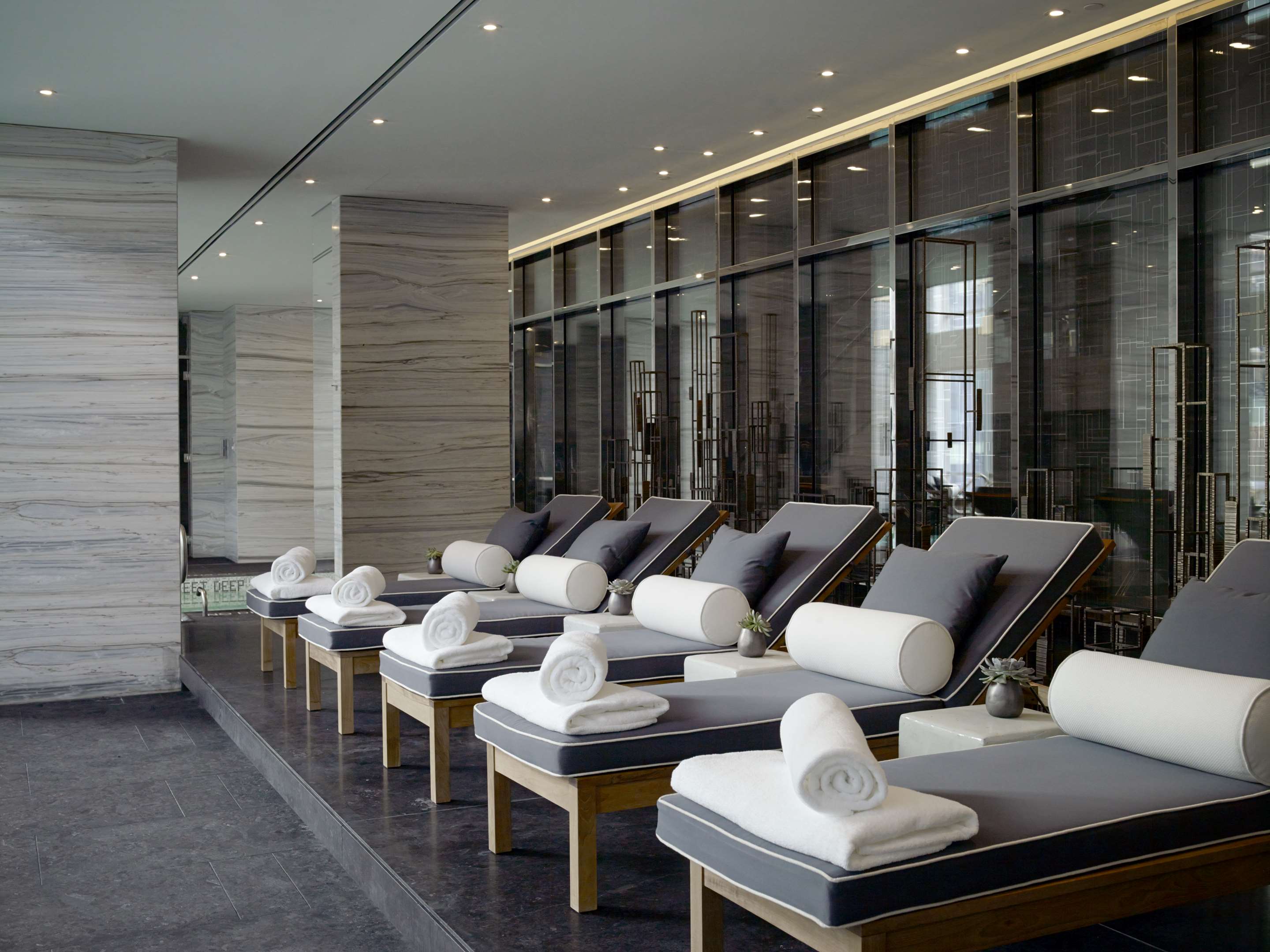 Park Hyatt New York Pool Lounge Area