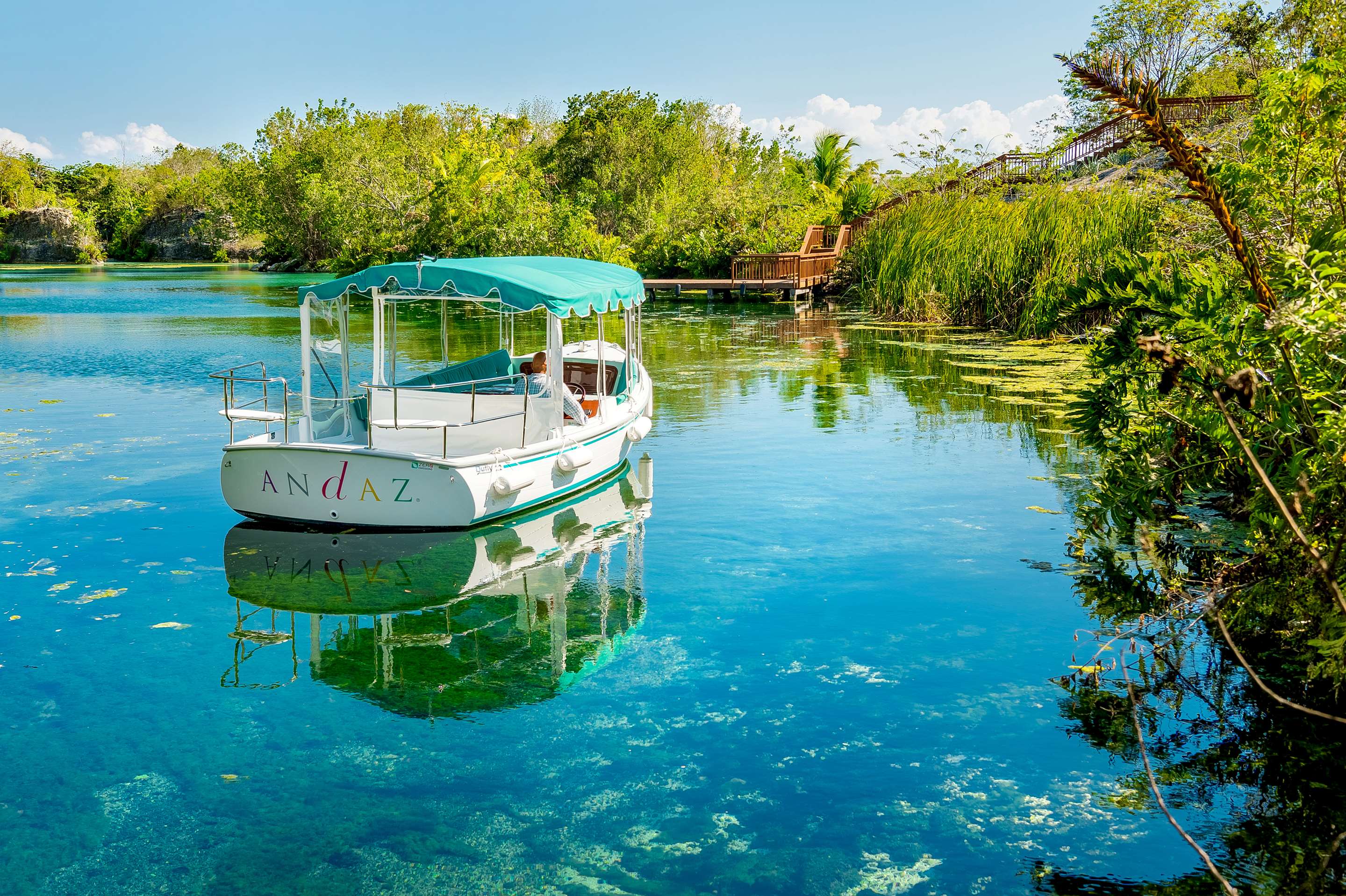 Andaz Mayakoba Duffy Boat