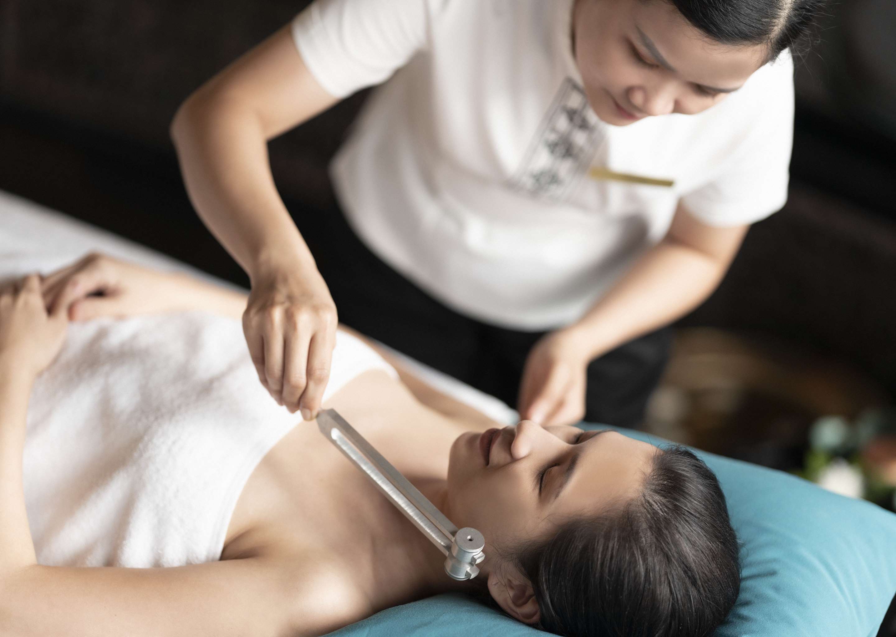 Spa treatments in luxe lagoon-side treatment villas