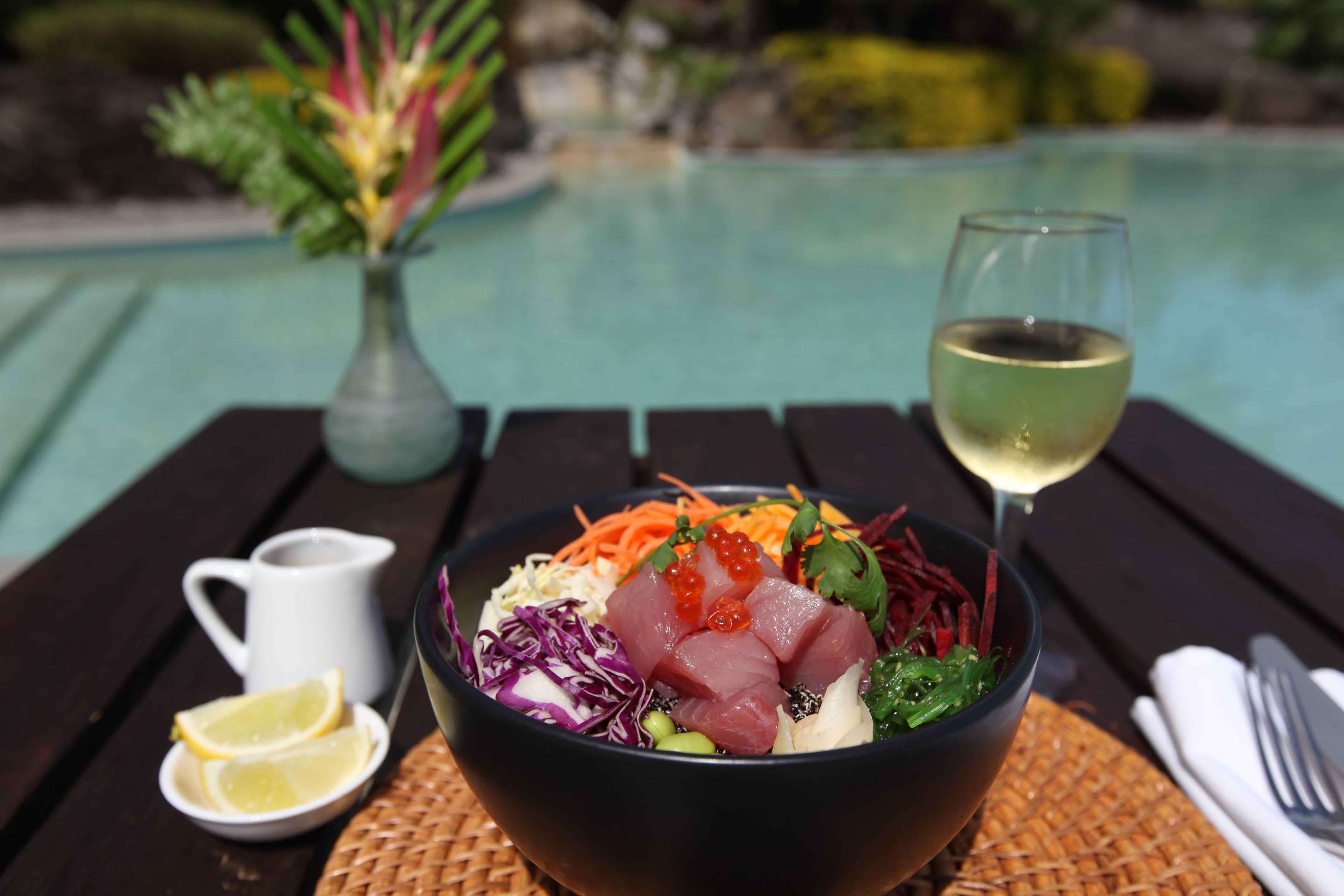 Pacific Resort Aitutaki Poke Bowl