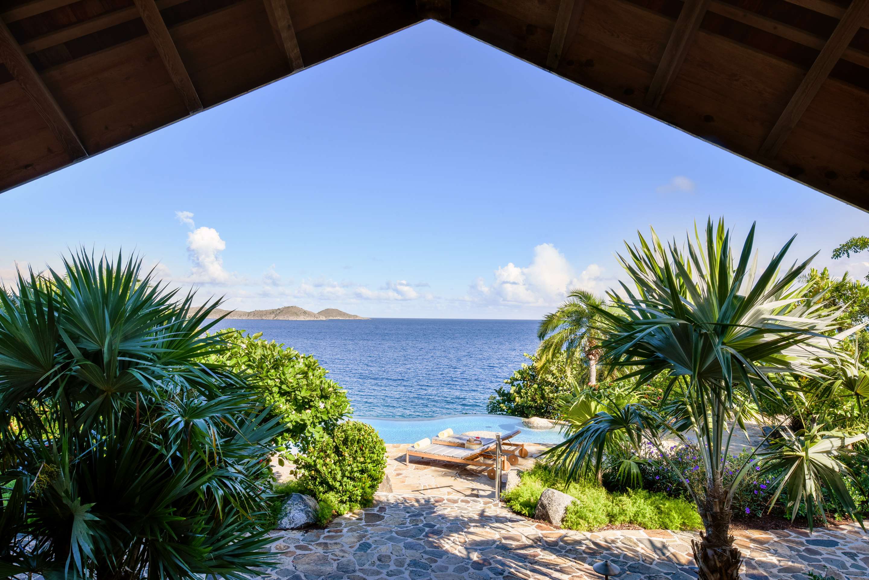 Rosewood Little Dix Bay Spa Reception Ocean View