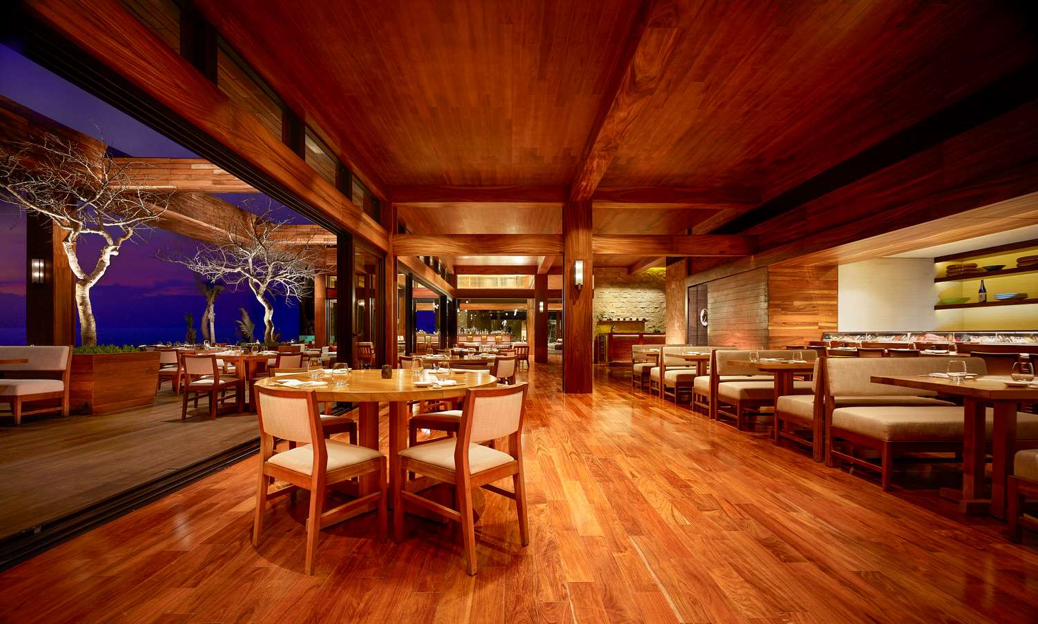 Nobu Hotel Los Cabos Nobu Restaurant Indoor Dining Area