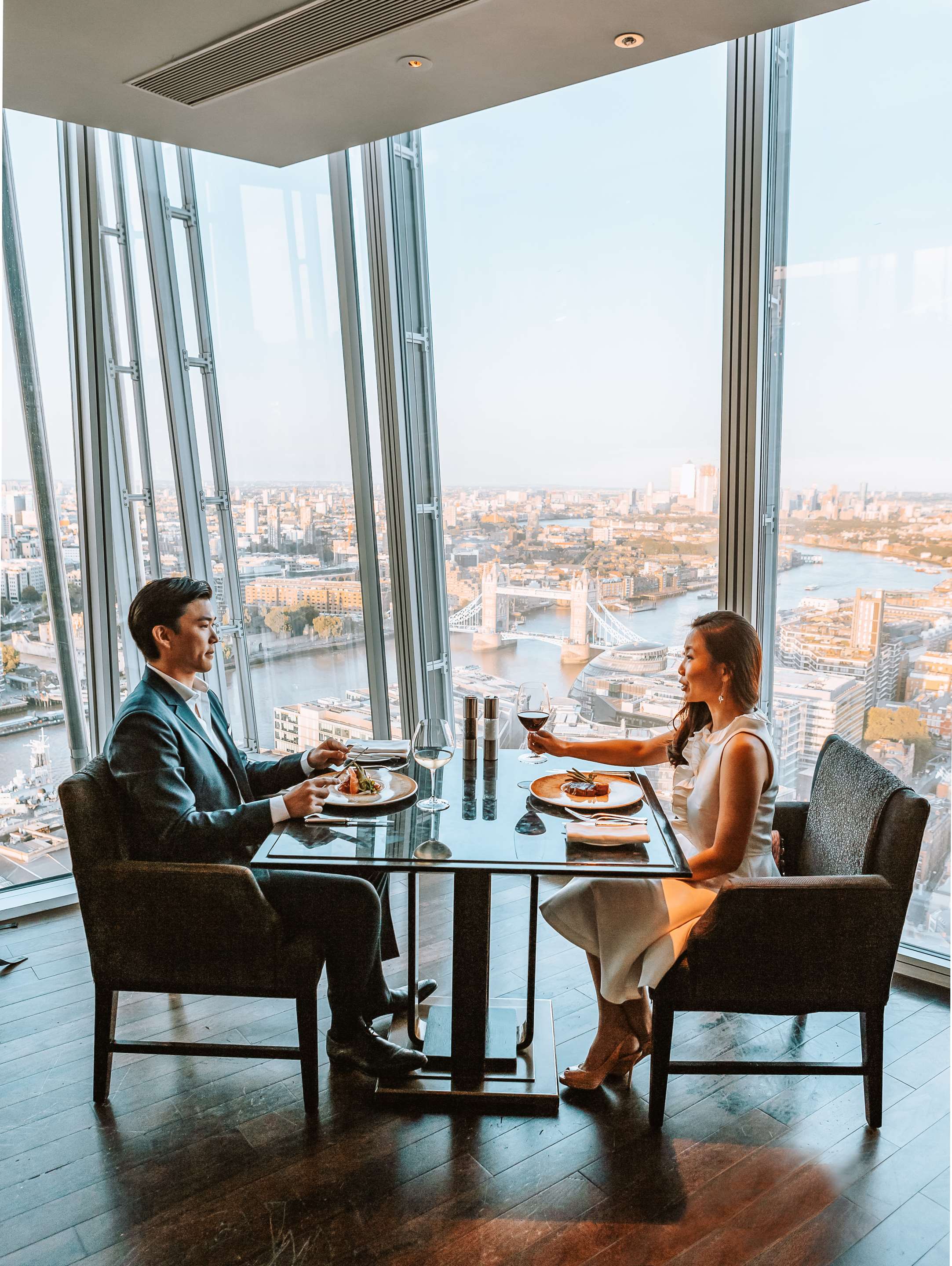 Young Couple in TING Restaurant