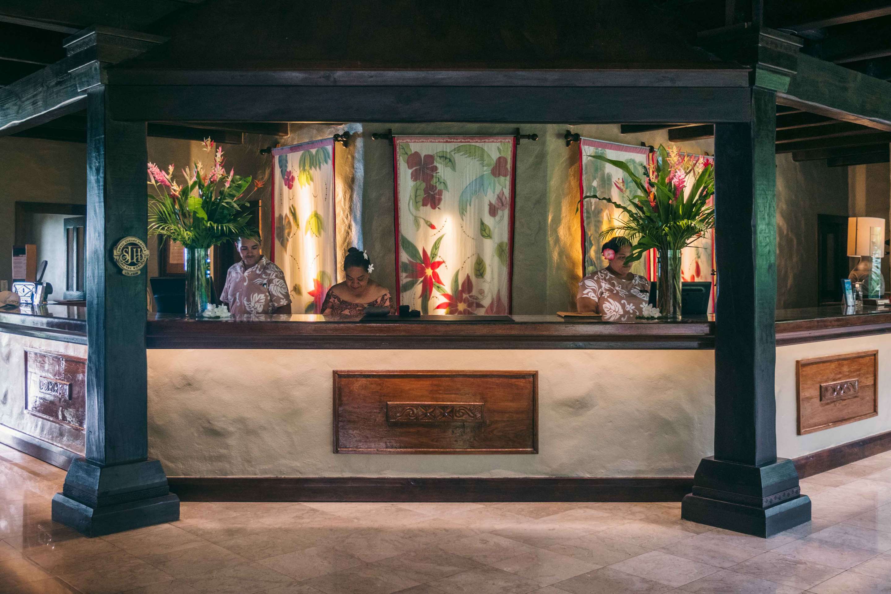 Pacific Resort Aitutaki Reception