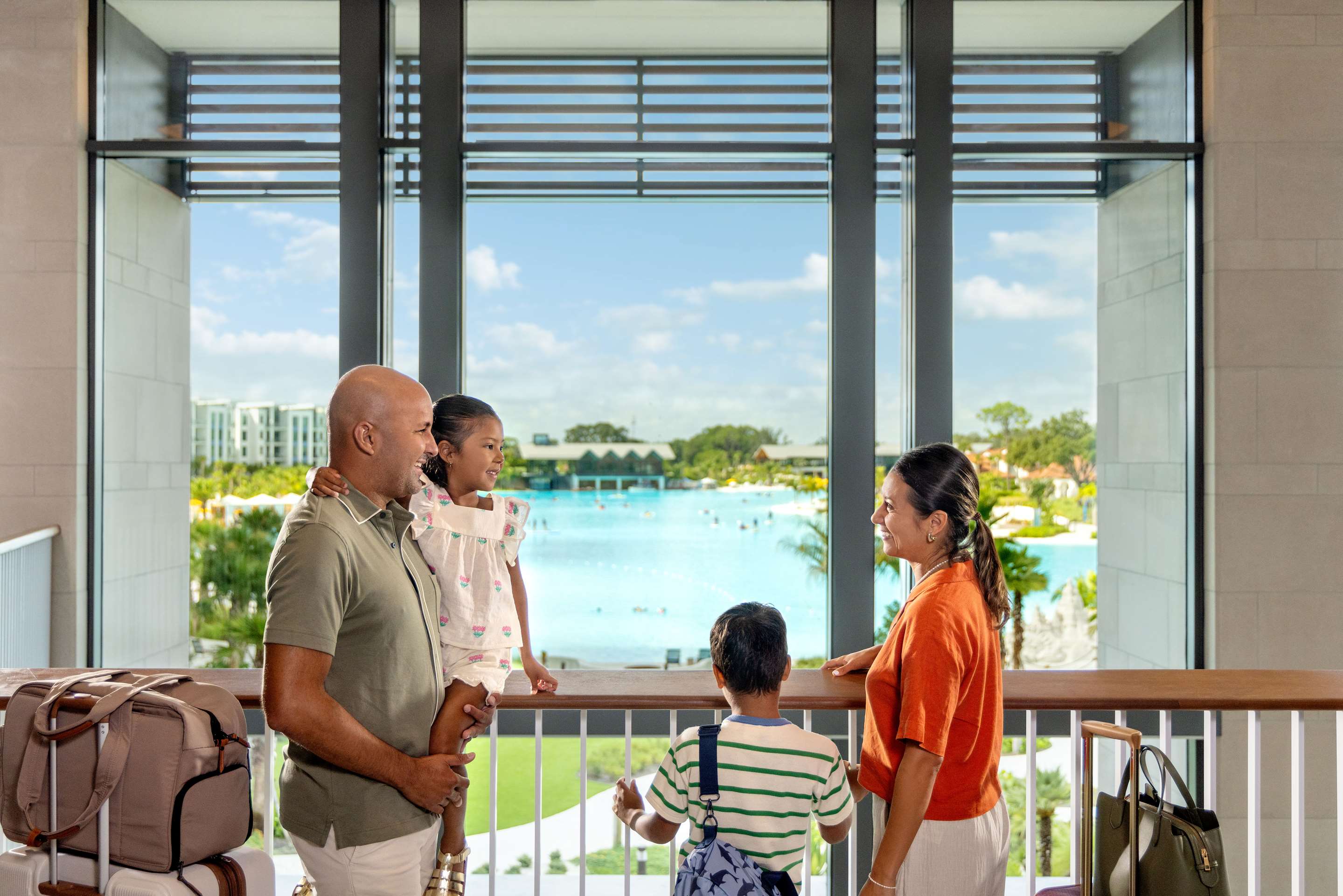 Conrad Orlando Family Arrival