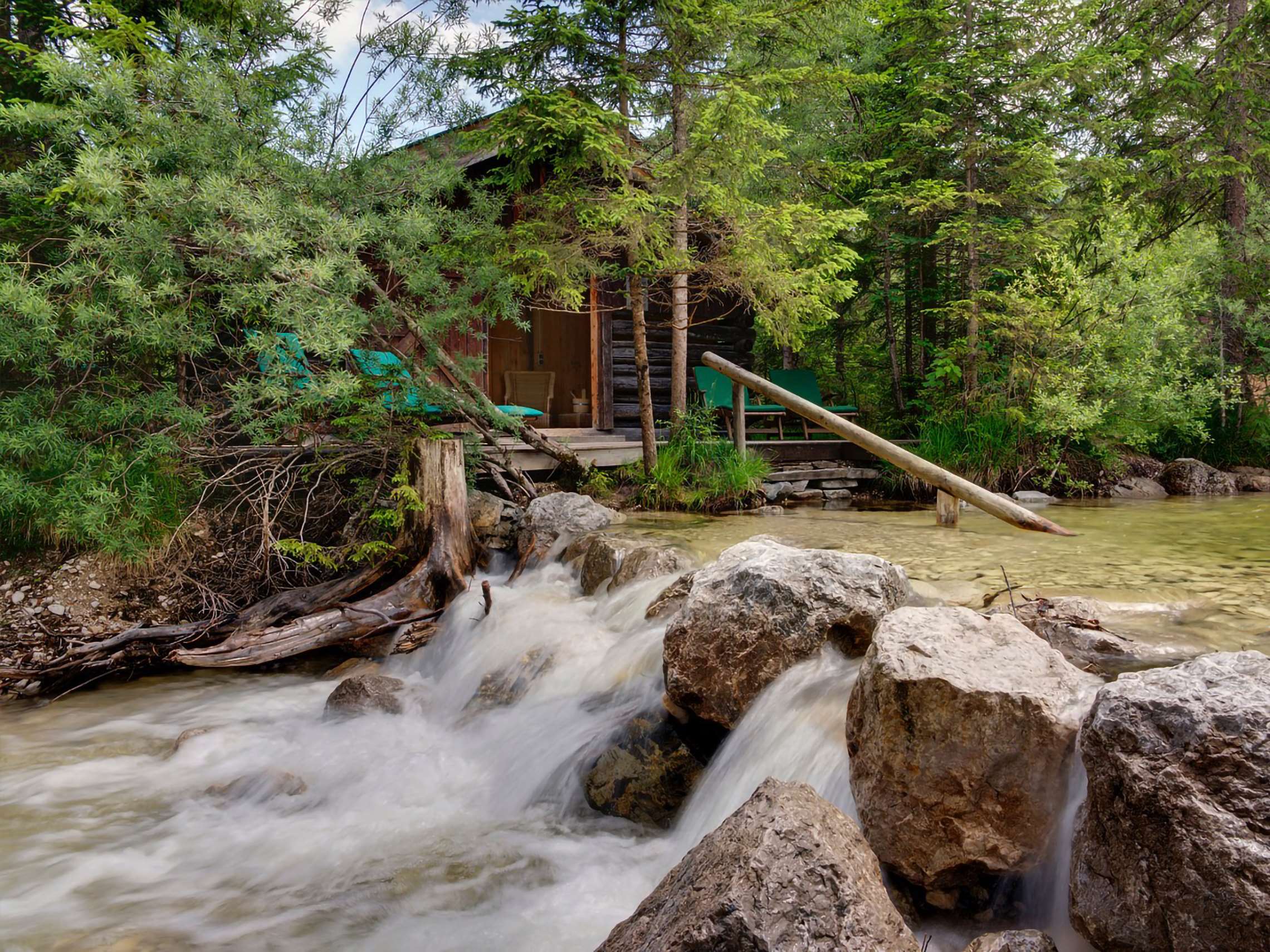 Sauna at the creek